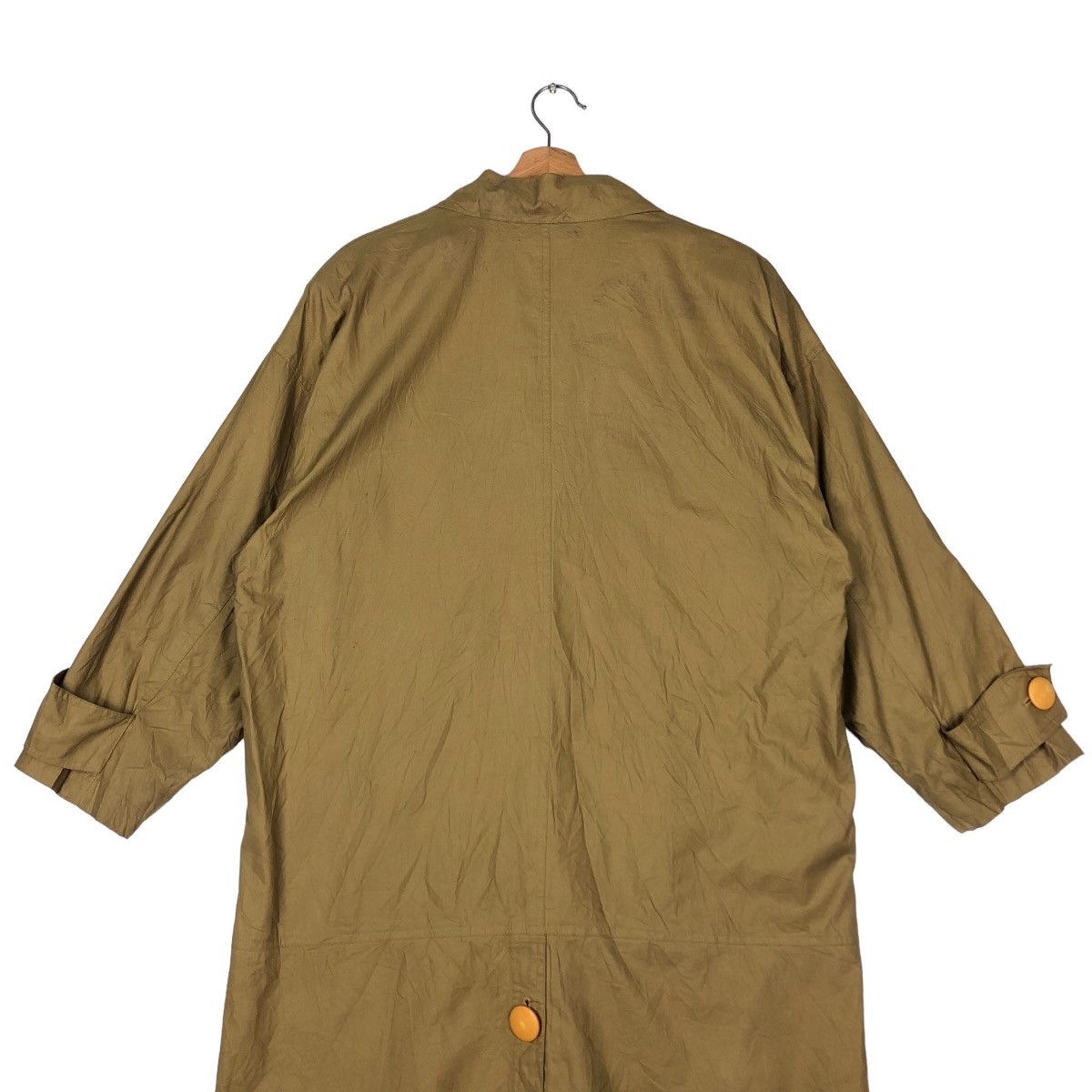 Japanese Brand 🔥Rich Brown Vintage Long Jacket Fly Coats Milano Japan Size US S / EU 44-46 / 1 - 10 Thumbnail
