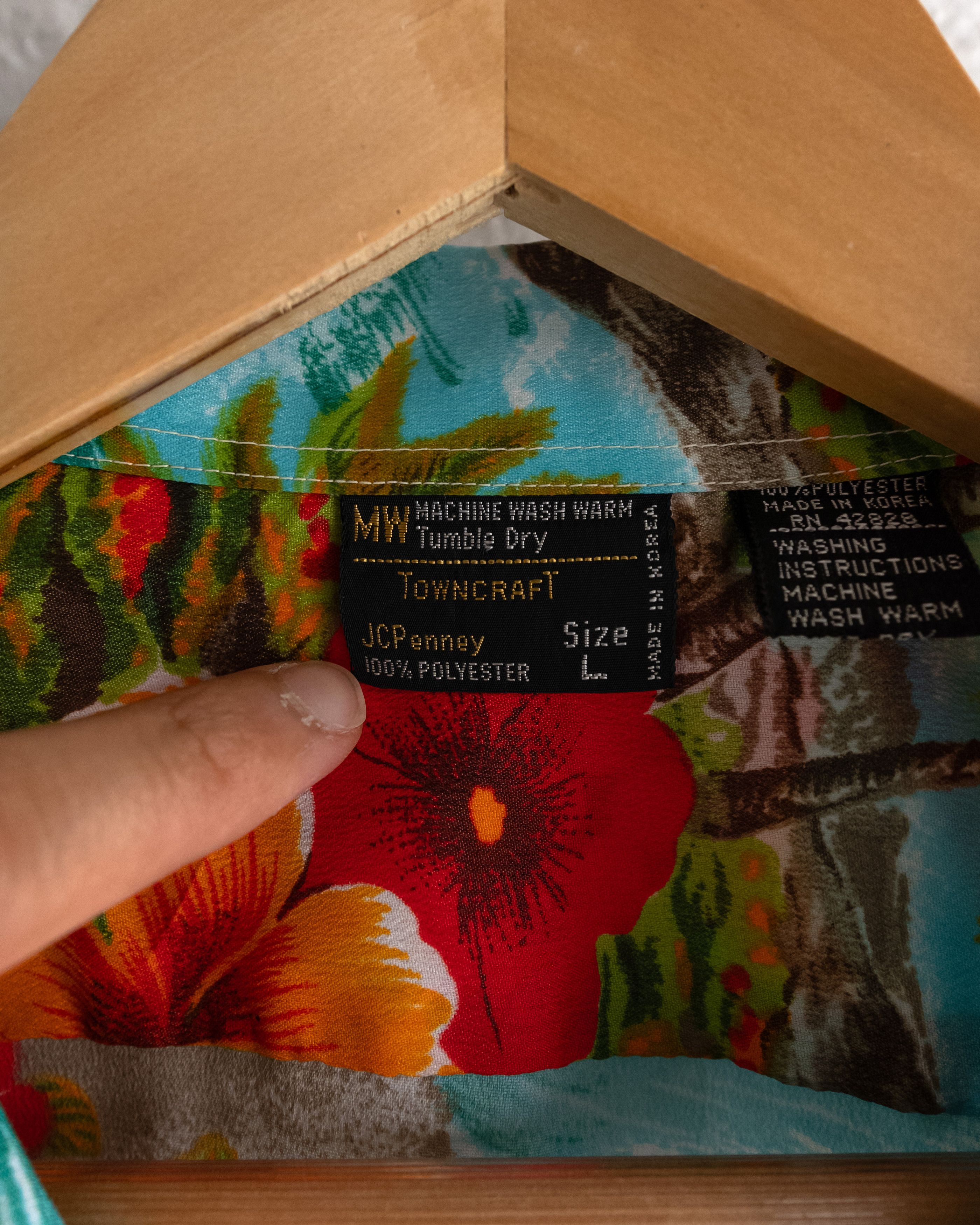 Vintage Vintage 70s JC Penney Towncraft Tropical Hawaiian Shirt Size US L / EU 52-54 / 3 - 3 Thumbnail