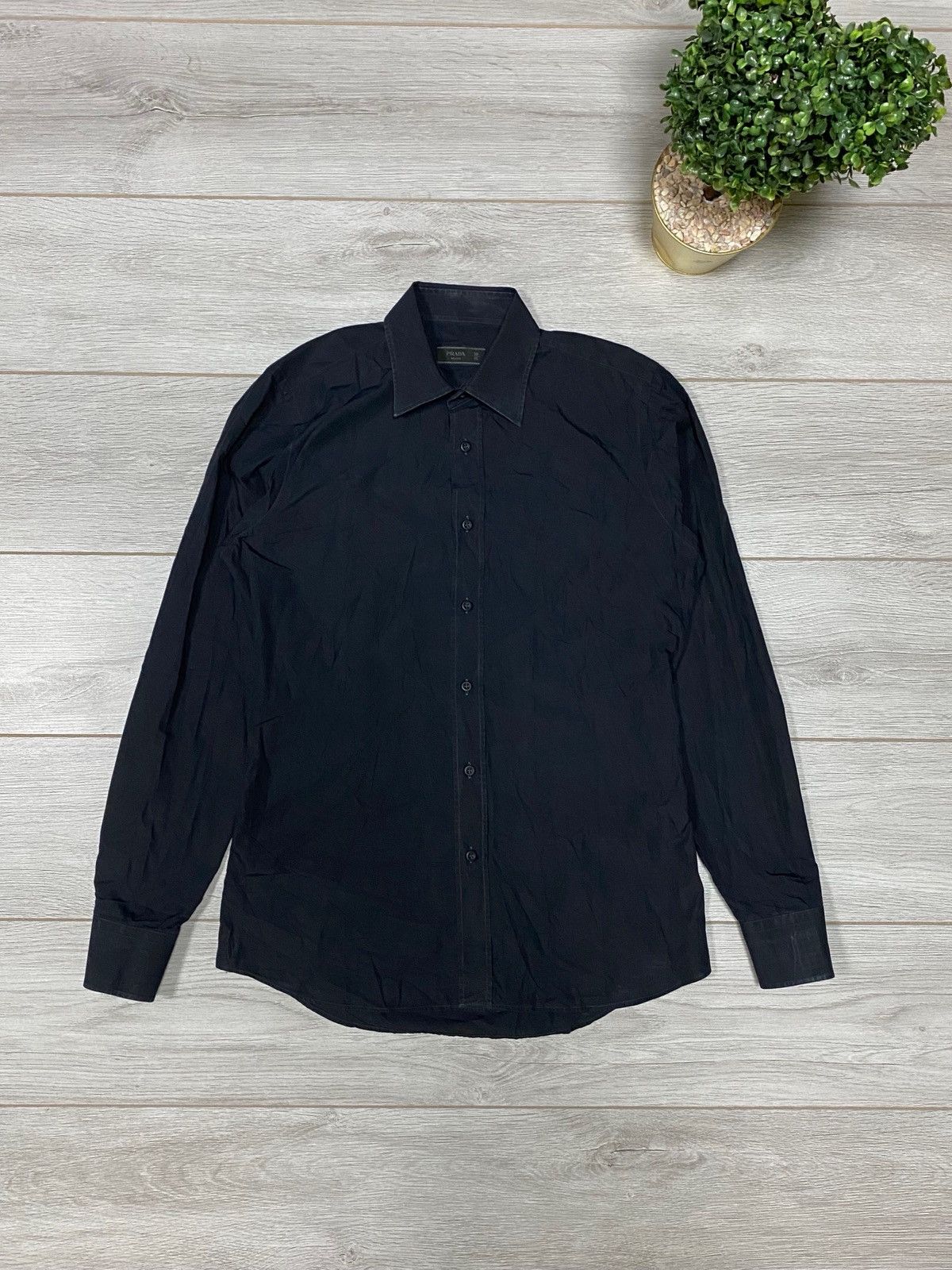 Prada Prada milano vintage shirt buttons Size US M / EU 48-50 / 2 - 2 Thumbnail
