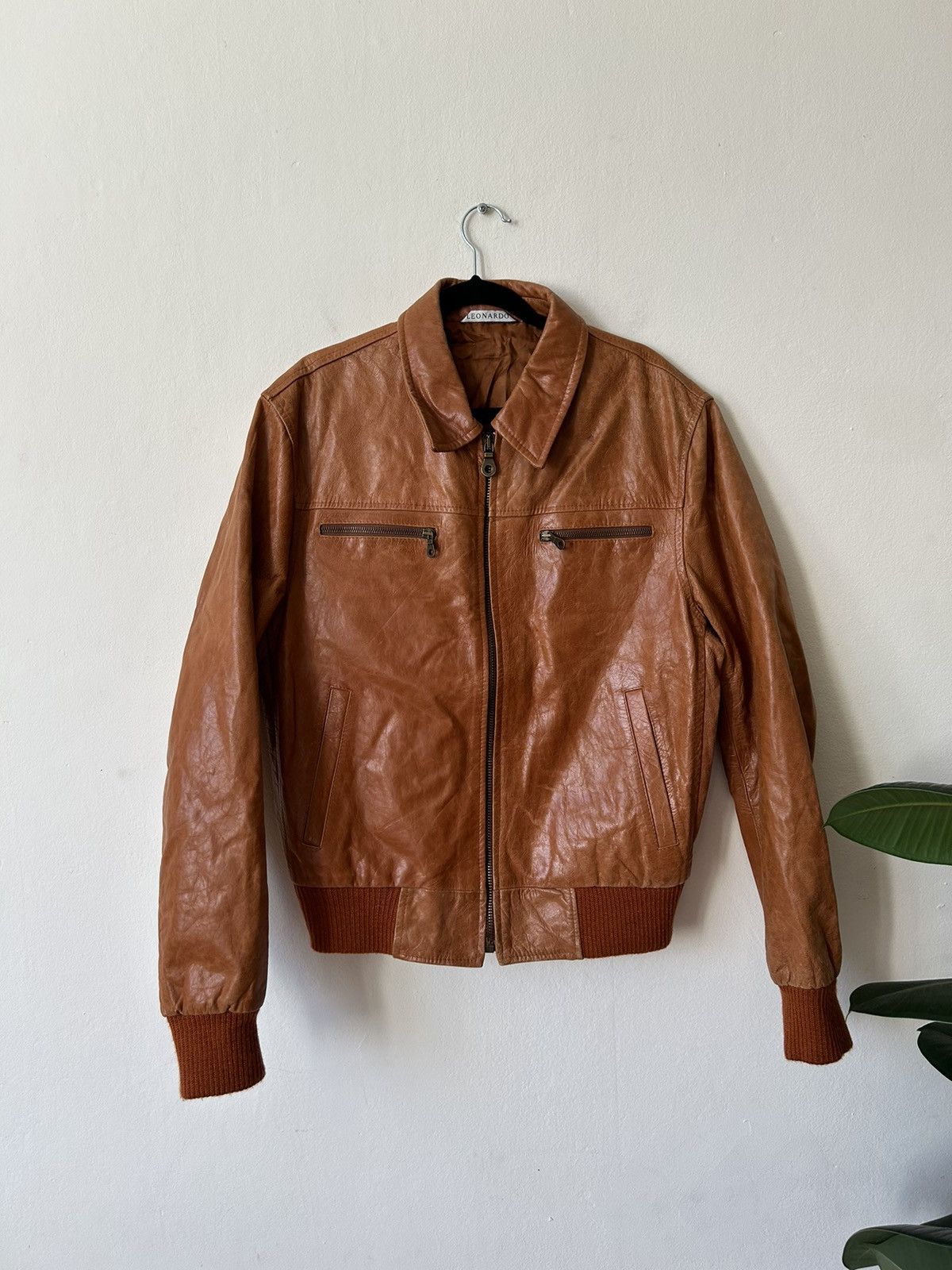 Other Leather Jacket PVC Polyester y2k Distressed Heavy M Size US M / EU 48-50 / 2 - 1 Thumbnail