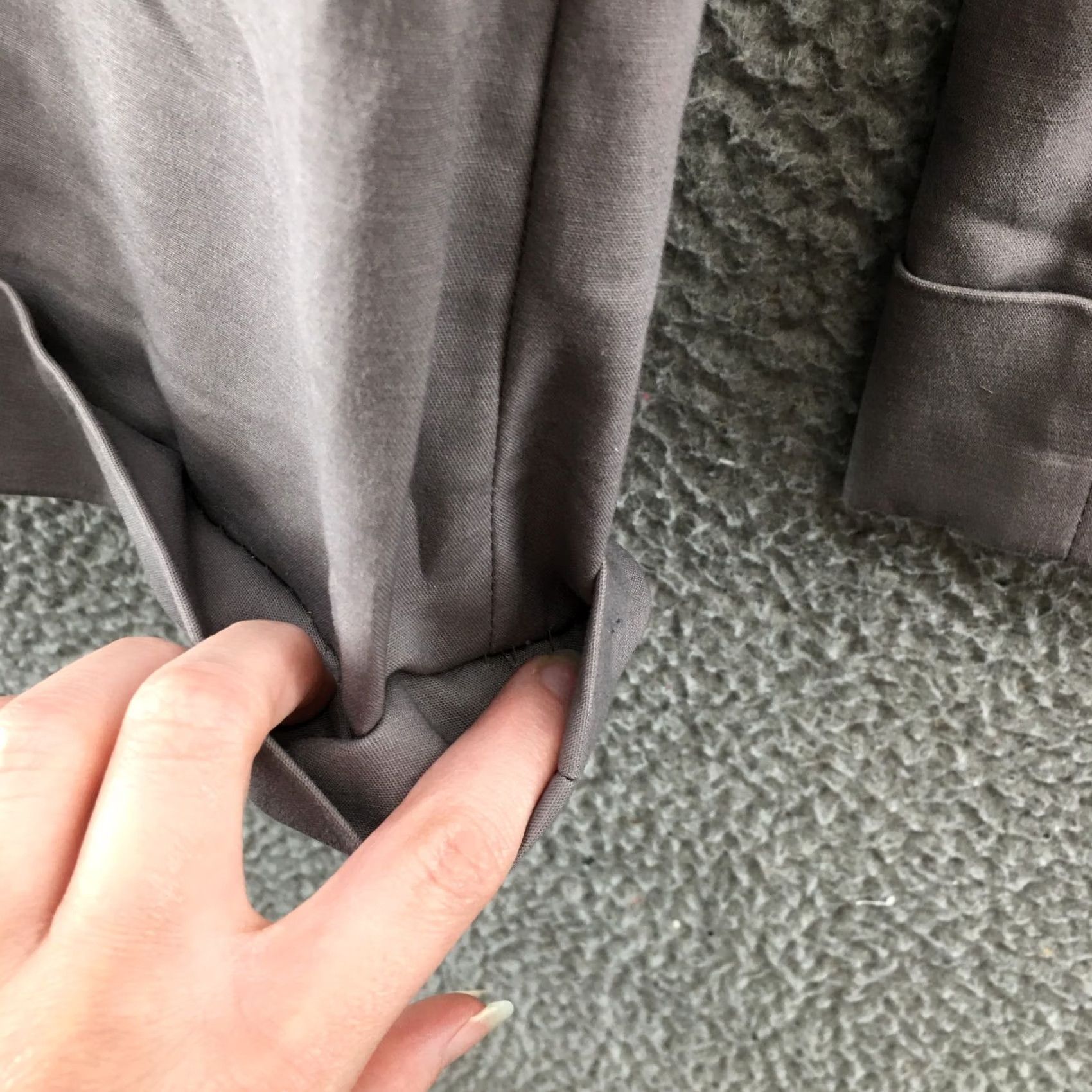 Banana Republic Banana Republic Jackson Fit Dress Pants Womens 10 Short Gray Dress Pants Pockets Flat Front Cotton Blend Regular Mens Womens Girls Size 32" / US 10 / IT 46 - 7 Thumbnail