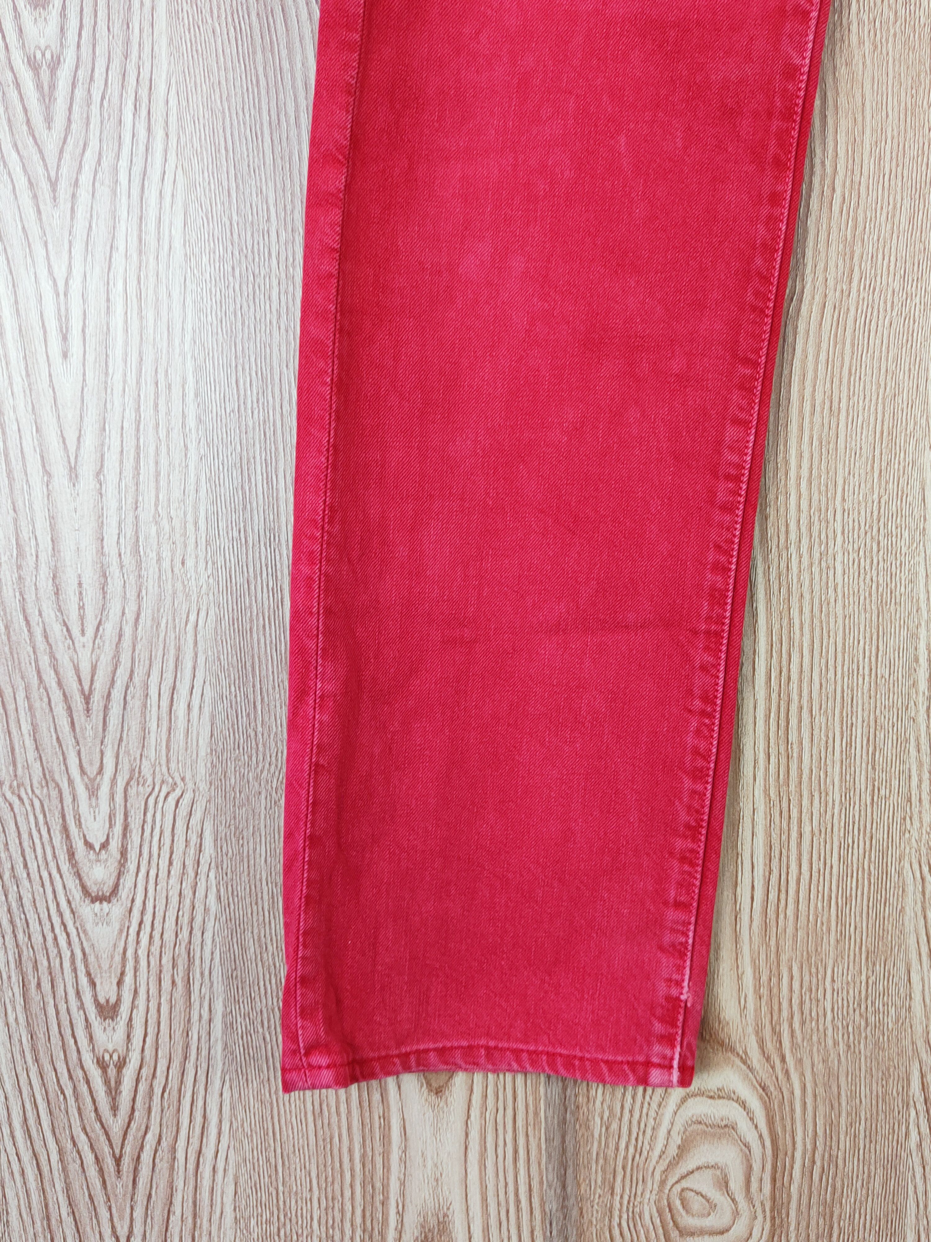 Levi's 501 Levi's Red Distressed Ripped denim #W505 Size US 29 - 5 Thumbnail