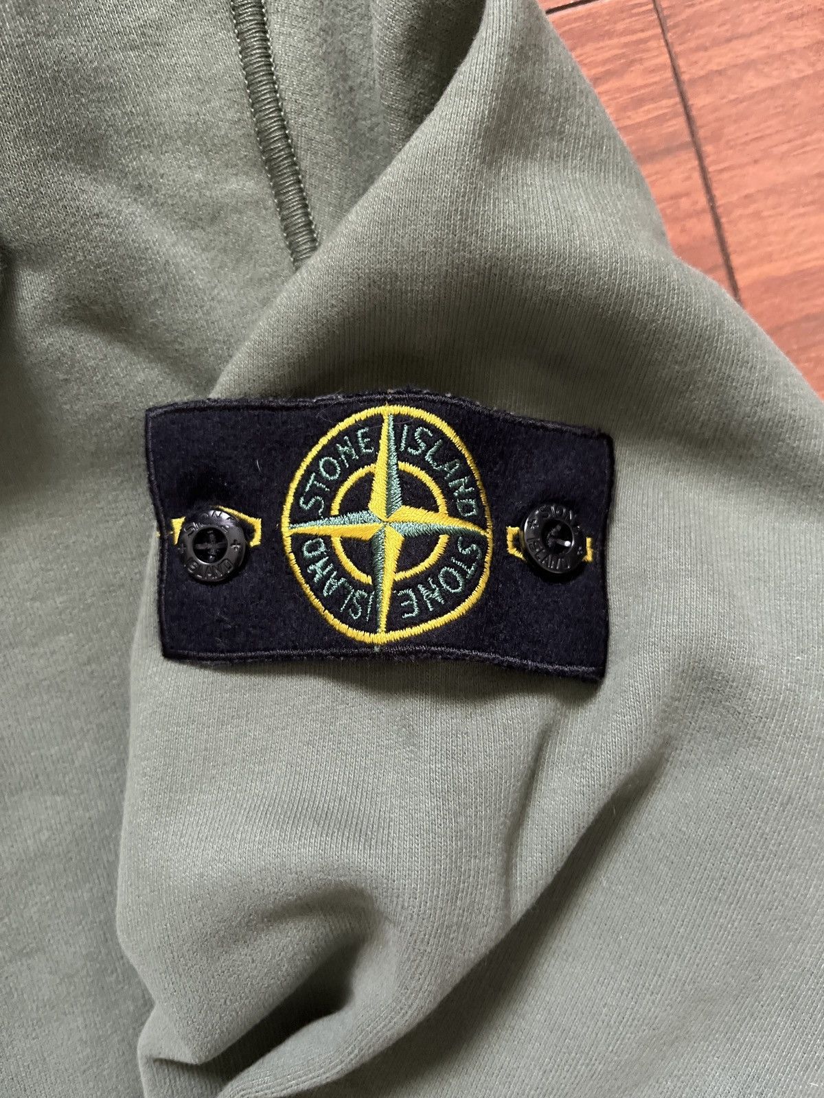Stone Island Stone Island Garment Dyes Hoodie - Sage Size US S / EU 44-46 / 1 - 3 Thumbnail