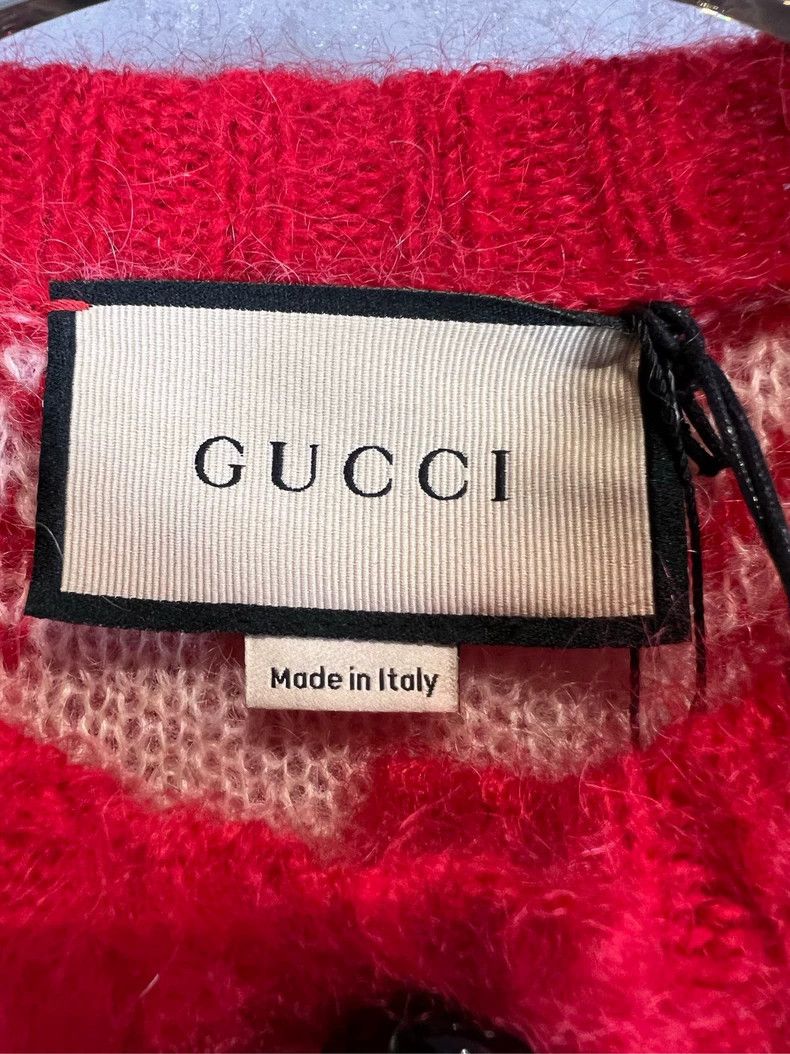 Gucci Gucci Ma Hai Mao Lao Hua Man LOGO Cardigan Sweater Jacket 2 Size S / US 4 / IT 40 - 5 Thumbnail
