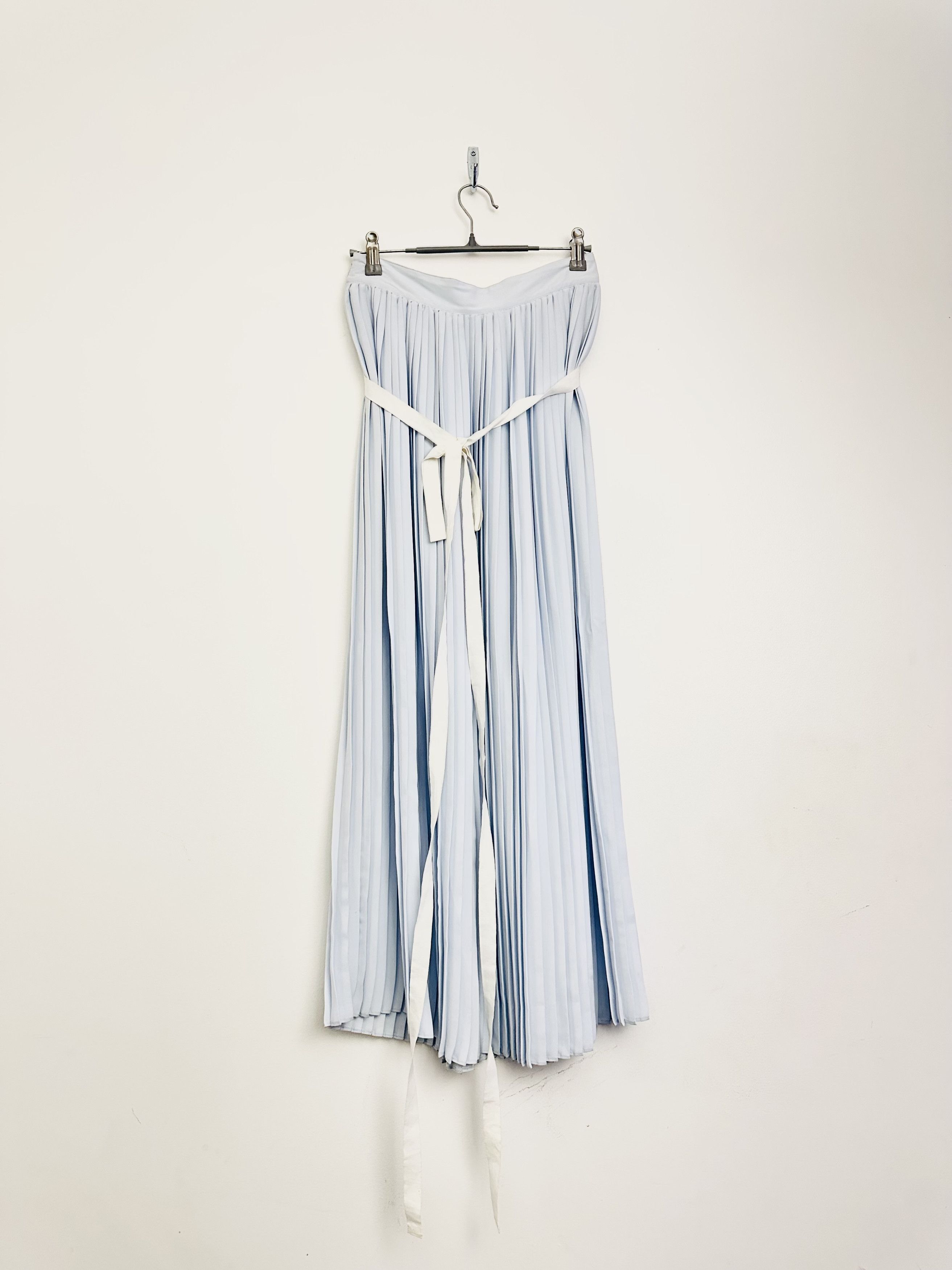 MM6 MM6 MASON MARGIELA POWDER BLUE PLEATED SKIRT Size 26" / US 2 / IT 38 - 1 Thumbnail