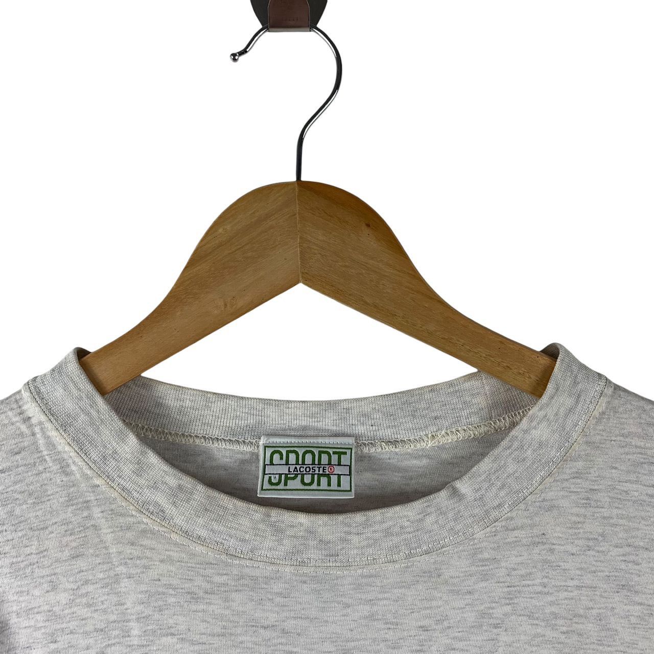 Lacoste × Vintage Vintage LACOSTE beach grey tee Size US L / EU 52-54 / 3 - 5 Thumbnail