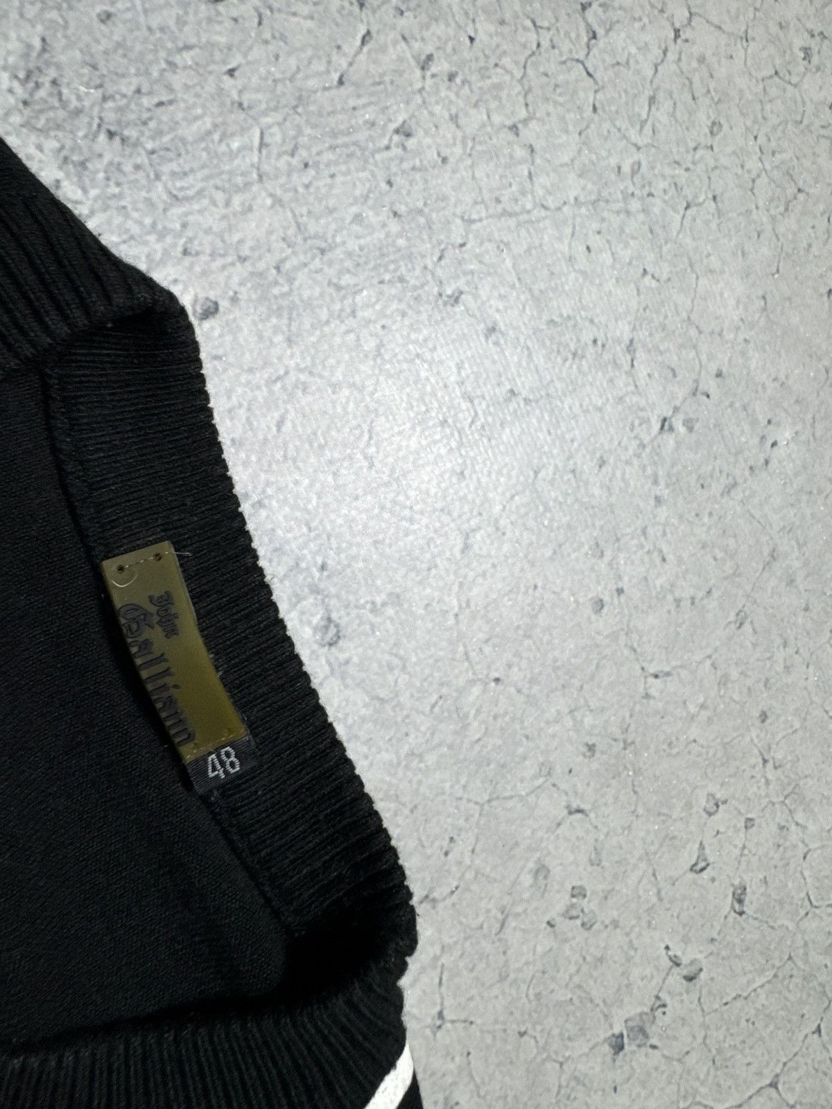John Galliano John Galliano Wool Luxury Sweater Big Logo Size S Black Size US S / EU 44-46 / 1 - 6 Thumbnail