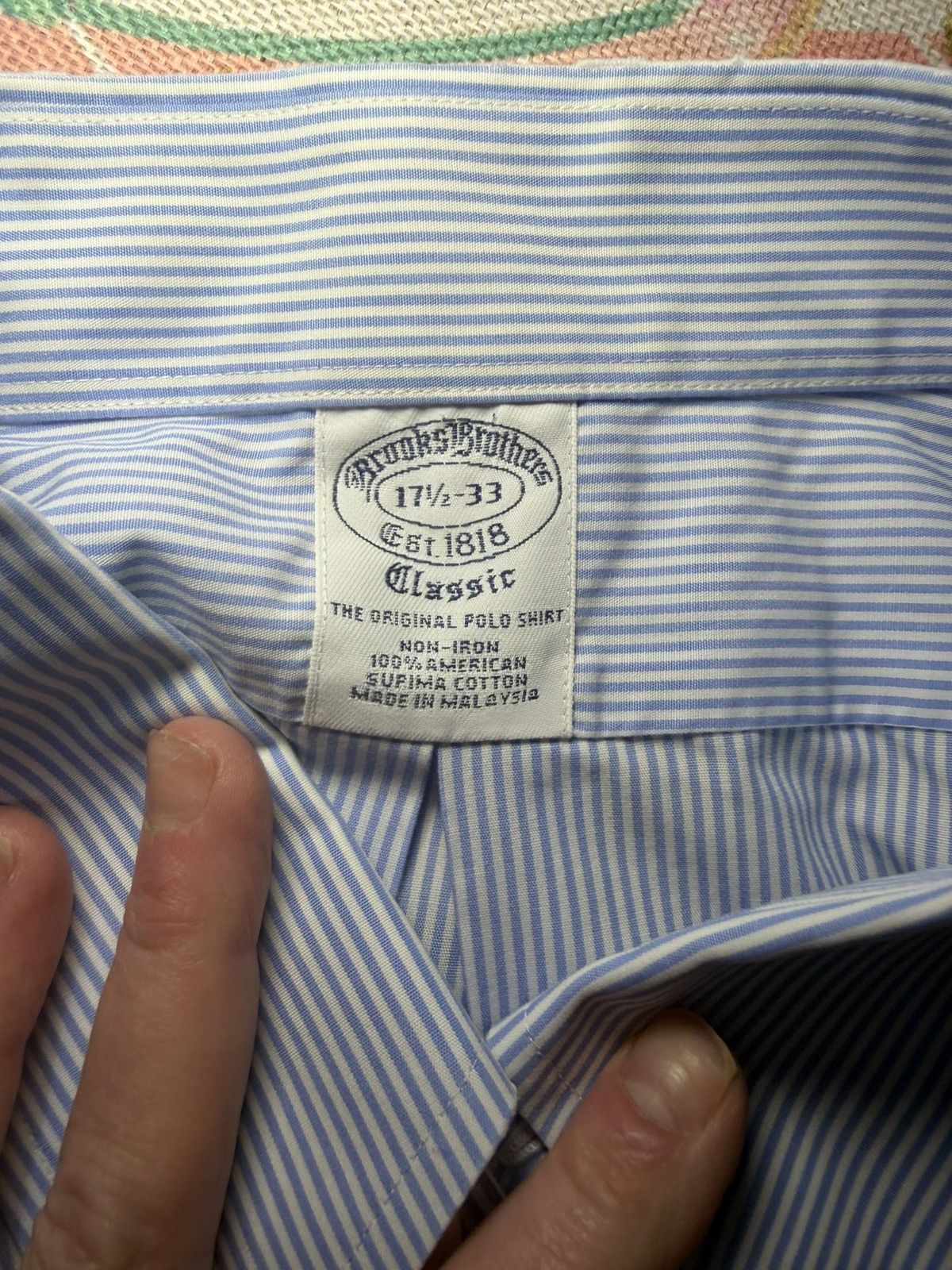 Brooks Brothers Brooks Brothers Original Polo button-down shirt 17 1/2 Size US XL / EU 56 / 4 - 7 Thumbnail