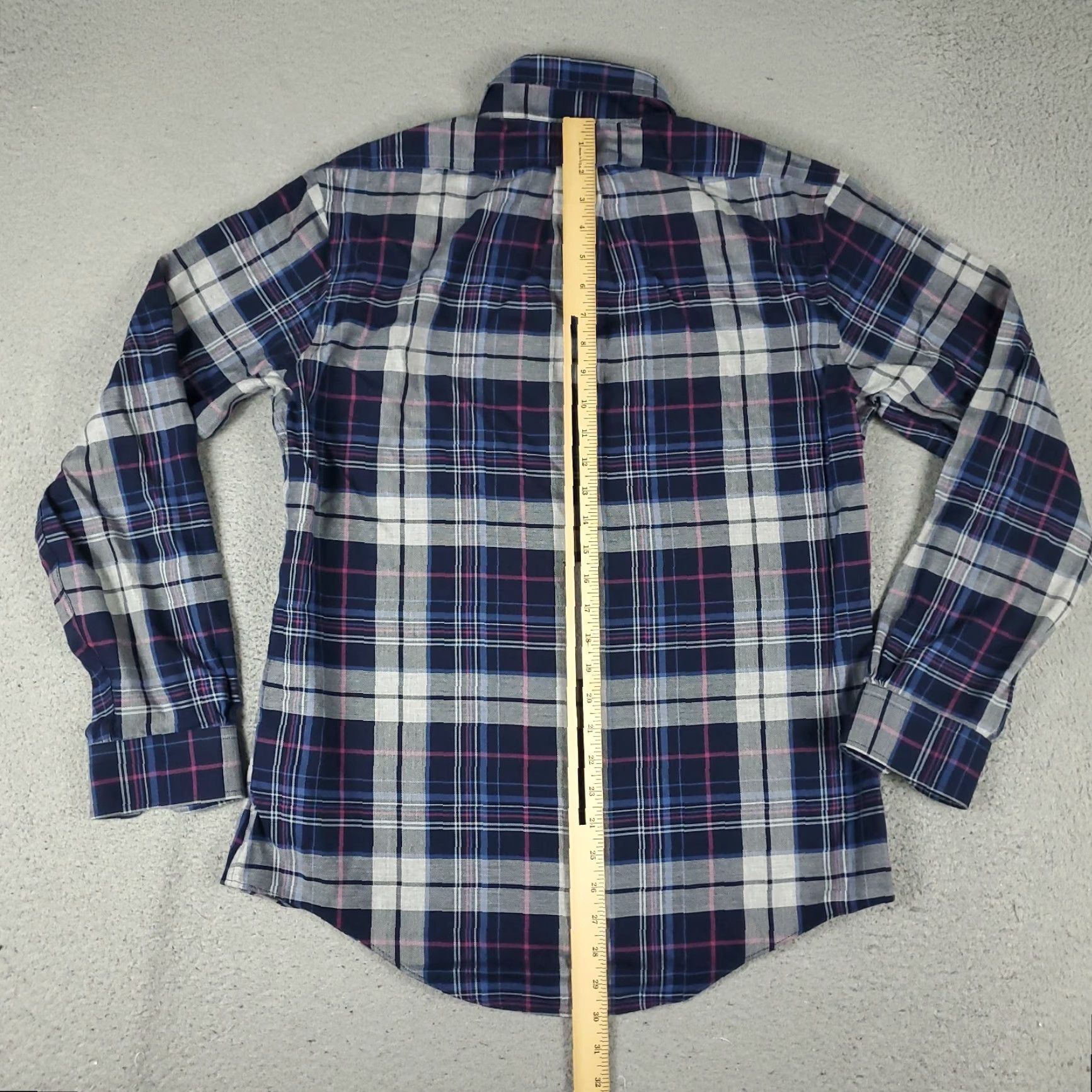 Brooks Brothers Brooks Brothers Button-Up Shirt Mens Medium Blue Plaid Long Sleeve Regular Fit Size US M / EU 48-50 / 2 - 3 Thumbnail
