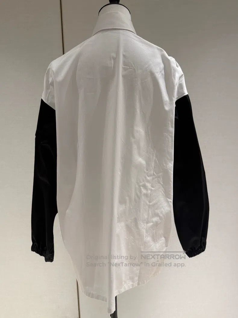 Prada Prada Triangle black and white colour block casual shirt Size XXS / US 00 / IT 34 - 2 Thumbnail