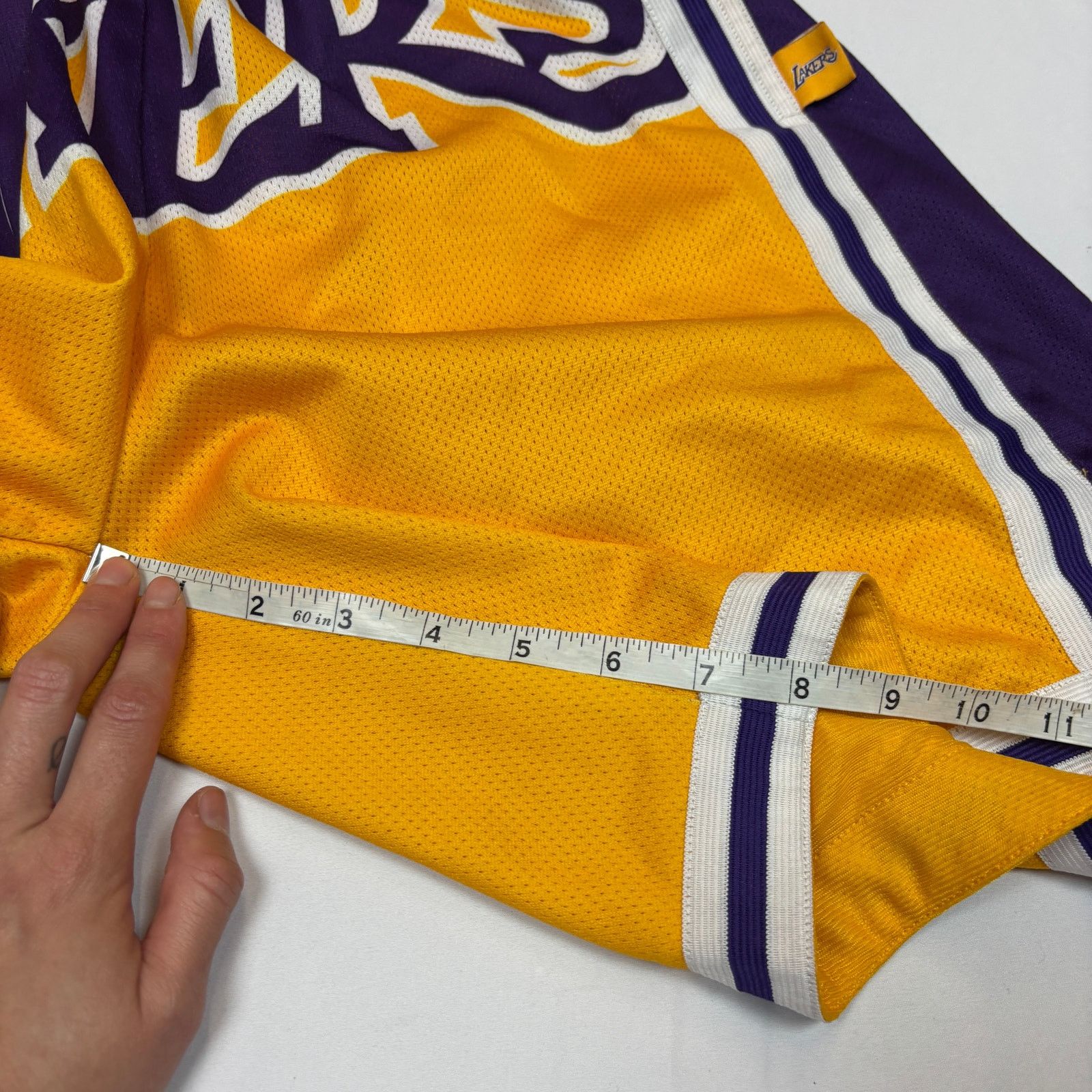 Mitchell & Ness LA Lakers Mitchell & Ness NBA Blown Out Shorts Basketball L Size US 32 / EU 48 - 10 Thumbnail