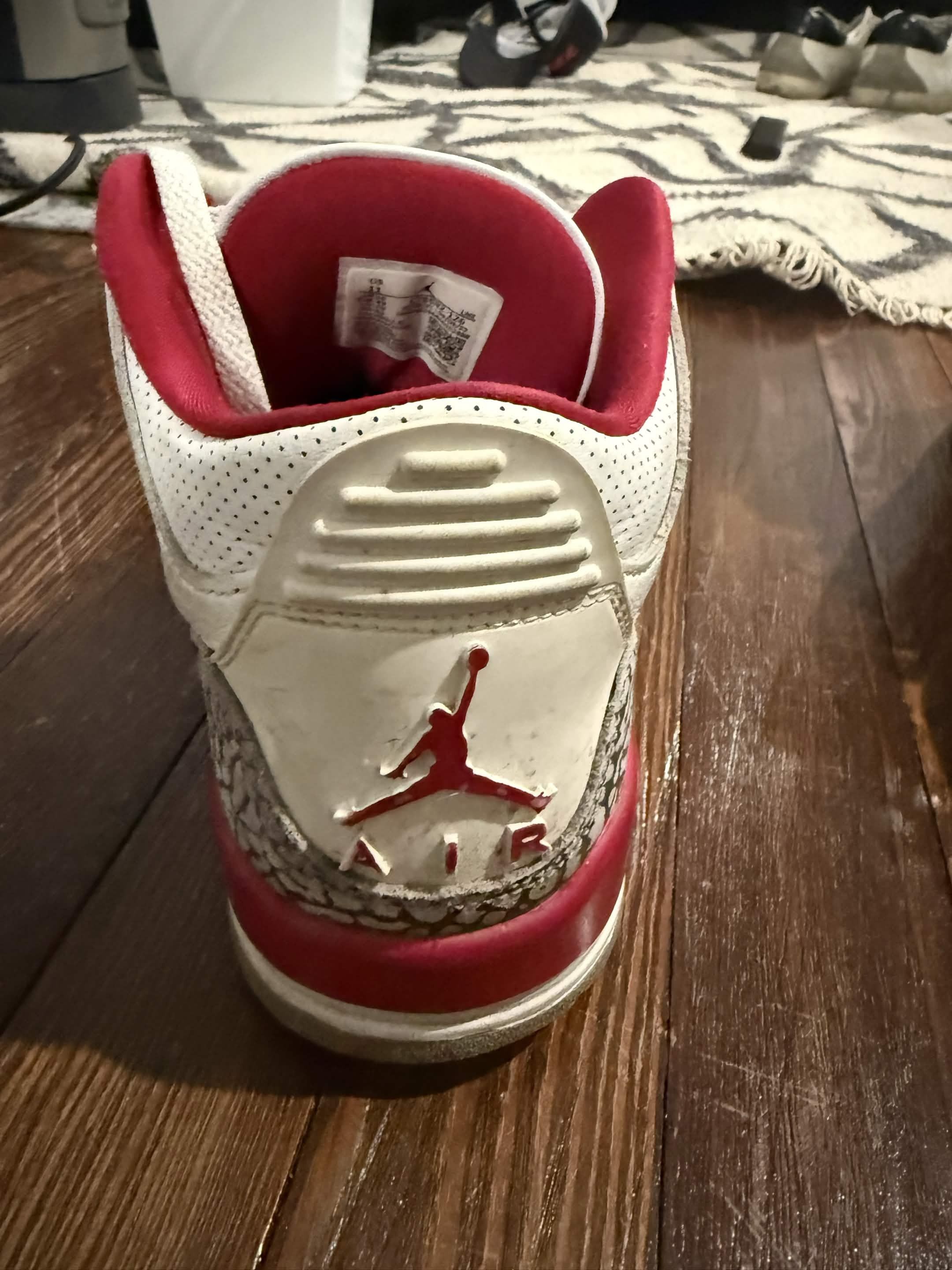Jordan Brand The Air Jordan 3 'Cardinal Red' Size US 11 / EU 44 - 6 Thumbnail