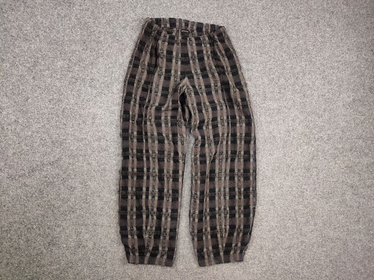 Other Grizas Design Dark Wood Pattern Blend Baggy Pants Size 32" / US 10 / IT 46 - 6 Thumbnail