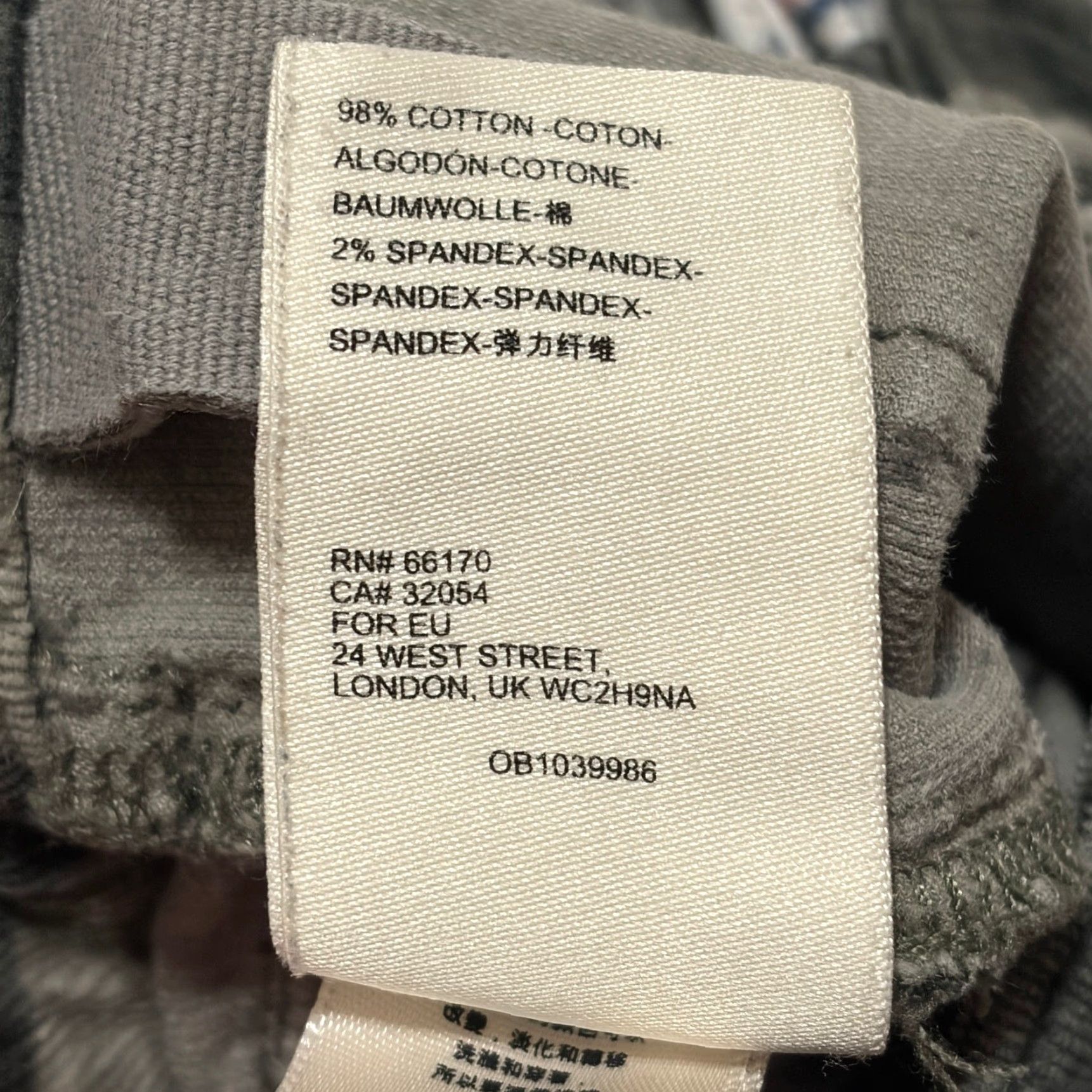 Vintage Pilcro & The Letterpress Pants Womens 26 Green Camo Corduroy High Rise Skinny Jeans (Button, Zip) - Machine Washable - 26in Waist, 24in Inseam Size 26" / US 2 / IT 38 - 6 Thumbnail