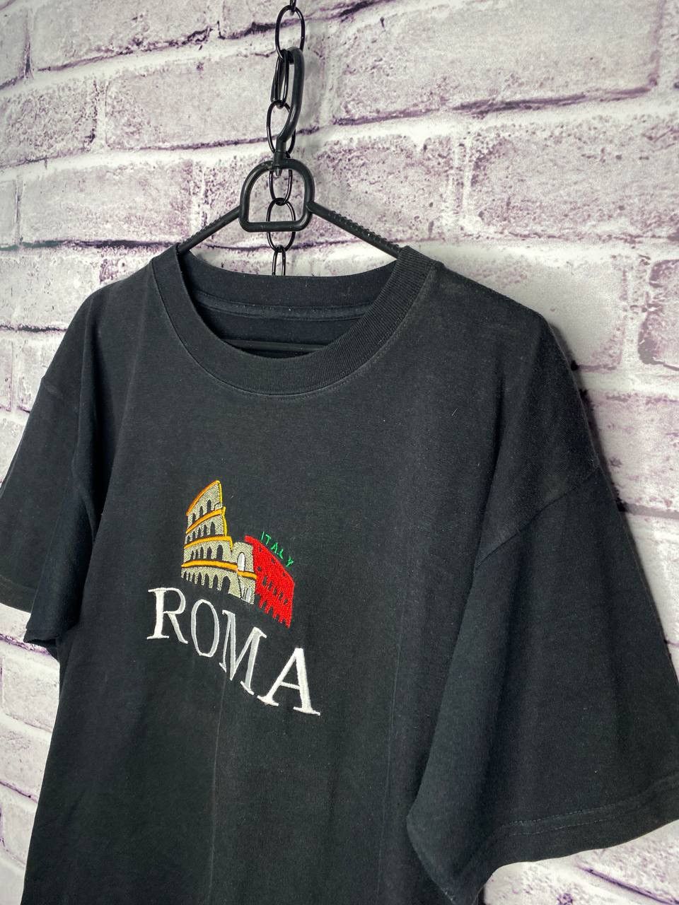 Other MENS Vintage T-shirt Roma Made in Italy Italian designer Size US L / EU 52-54 / 3 - 4 Thumbnail