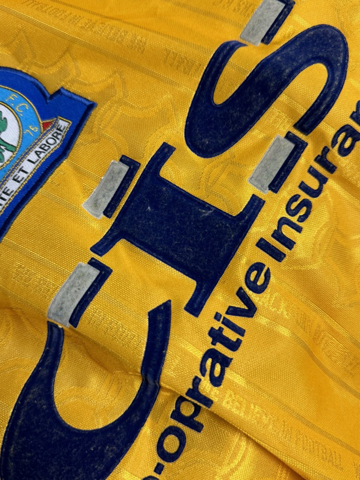 Other Blackburn Rovers 98/00 Match Worn Away Blake Football Jersey Size US XL / EU 56 / 4 - 12 Thumbnail