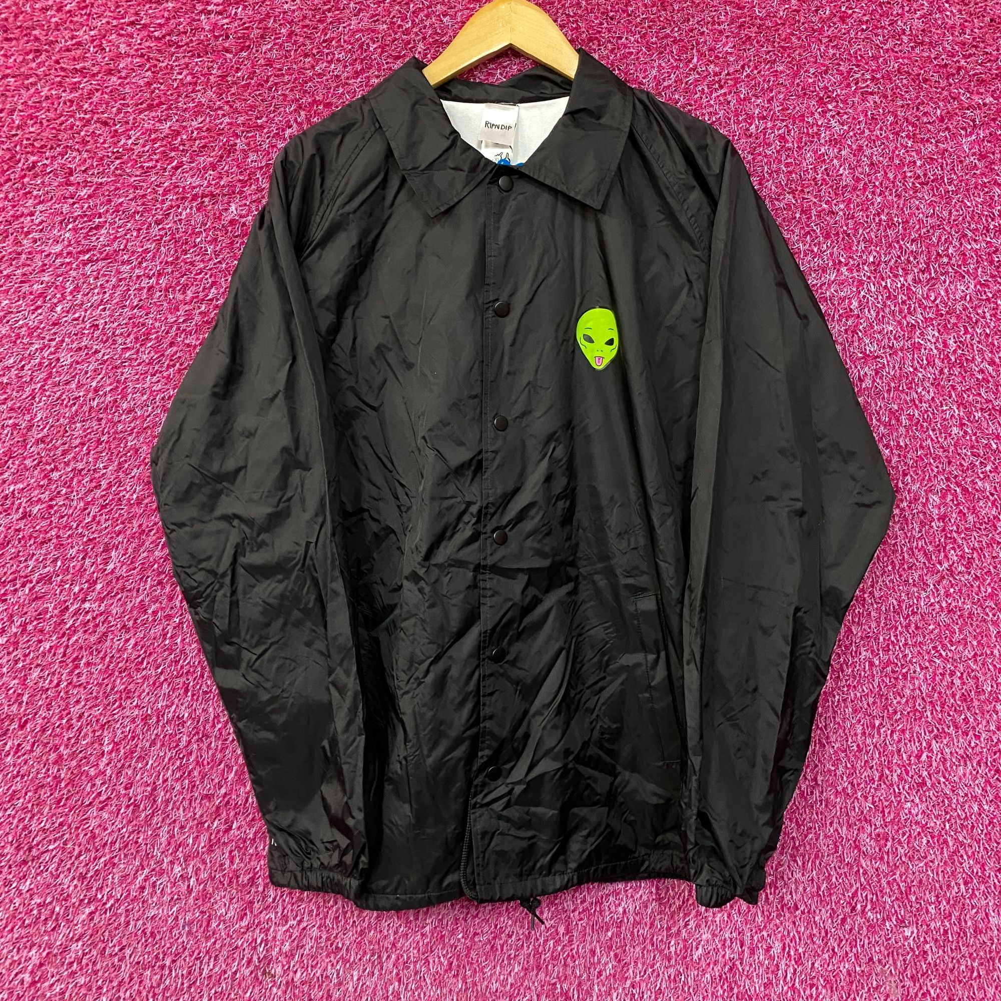 RIPNDIP RIPNDIP We're Outta Here! Alien Winbreaker size XL Size US XL / EU 56 / 4 - 3 Thumbnail