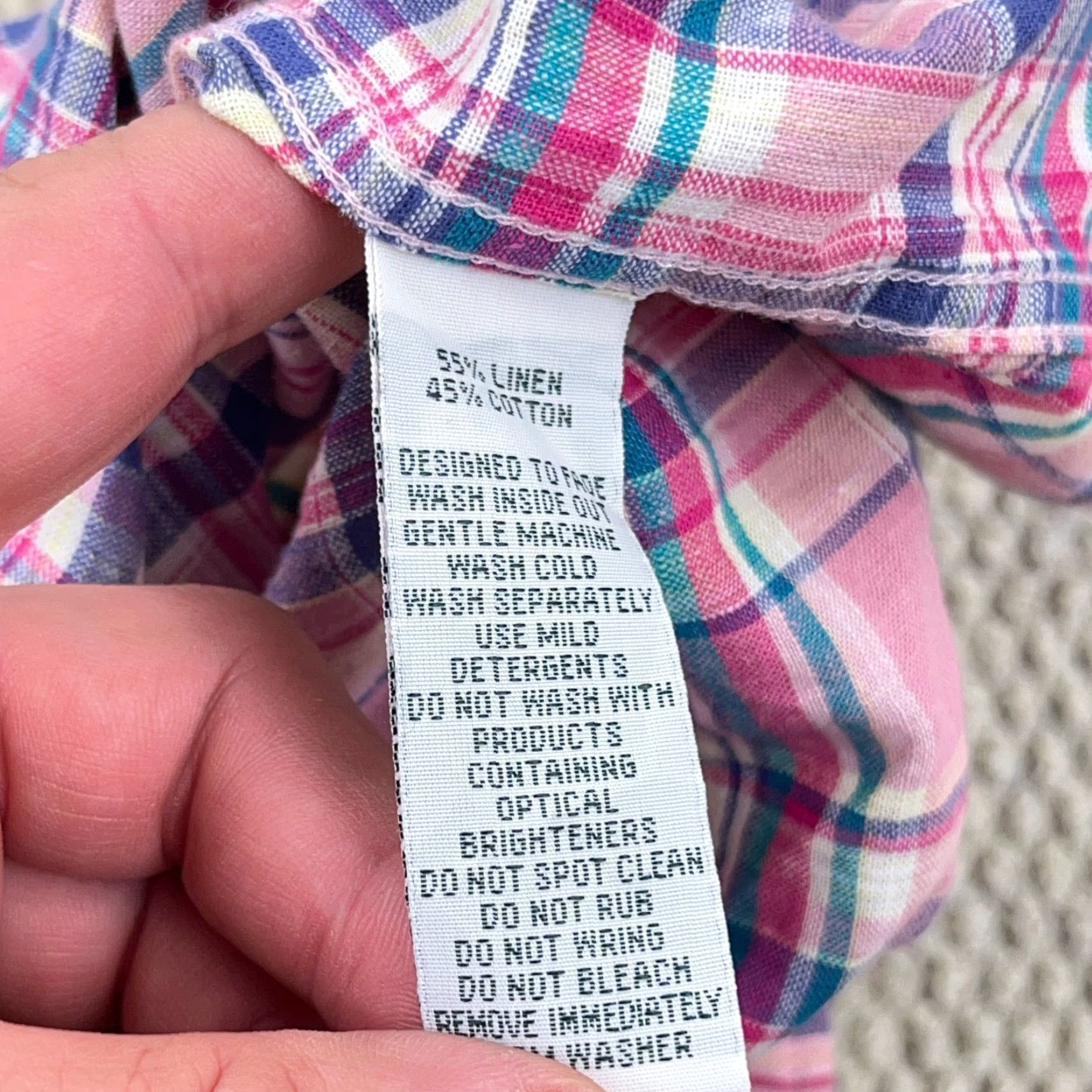 Rodd & Gunn VINTAGE Rodd & Gunn Shirt Men Medium Pink Plaid Button-Up Cotton Linen Blend Casual Size US M / EU 48-50 / 2 - 7 Thumbnail
