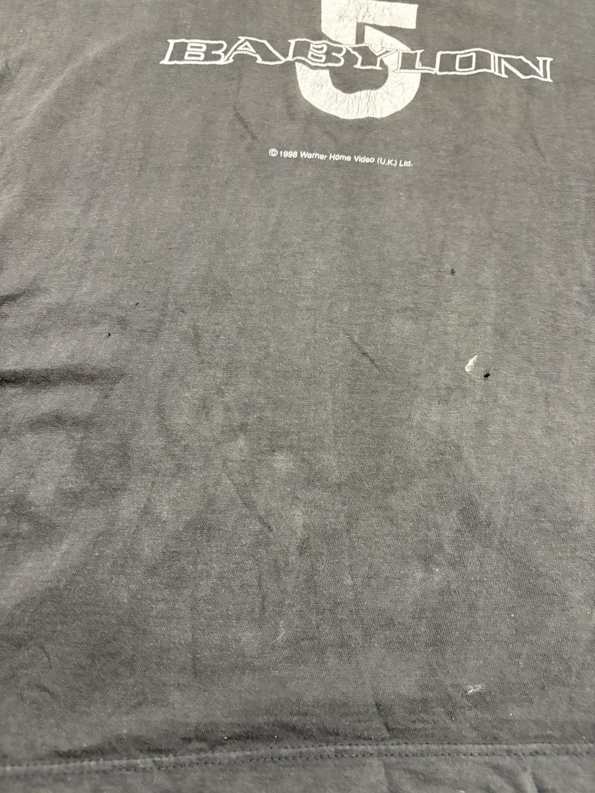 Vintage Vintage 1998 Babylon 5 Warner Home Video Shirt Black XL 90s Size US XL / EU 56 / 4 - 15 Thumbnail