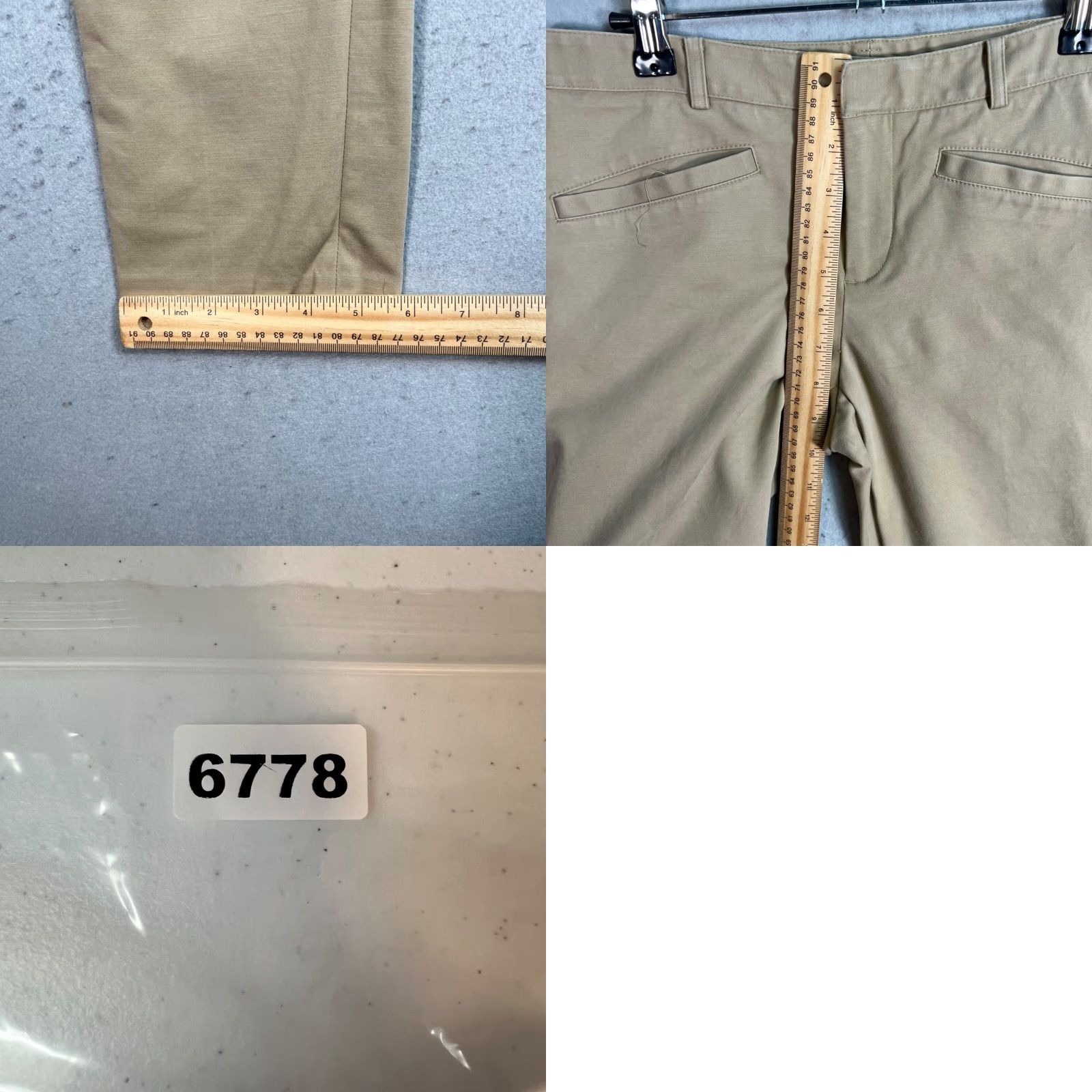 Club Monaco Club Monaco Pants Womens Slim Straight 2 Tan Beige Cotton Blend Dress Pants 90s? (Note: cannot add decade unless in original) Size 26" / US 2 / IT 38 - 8 Thumbnail