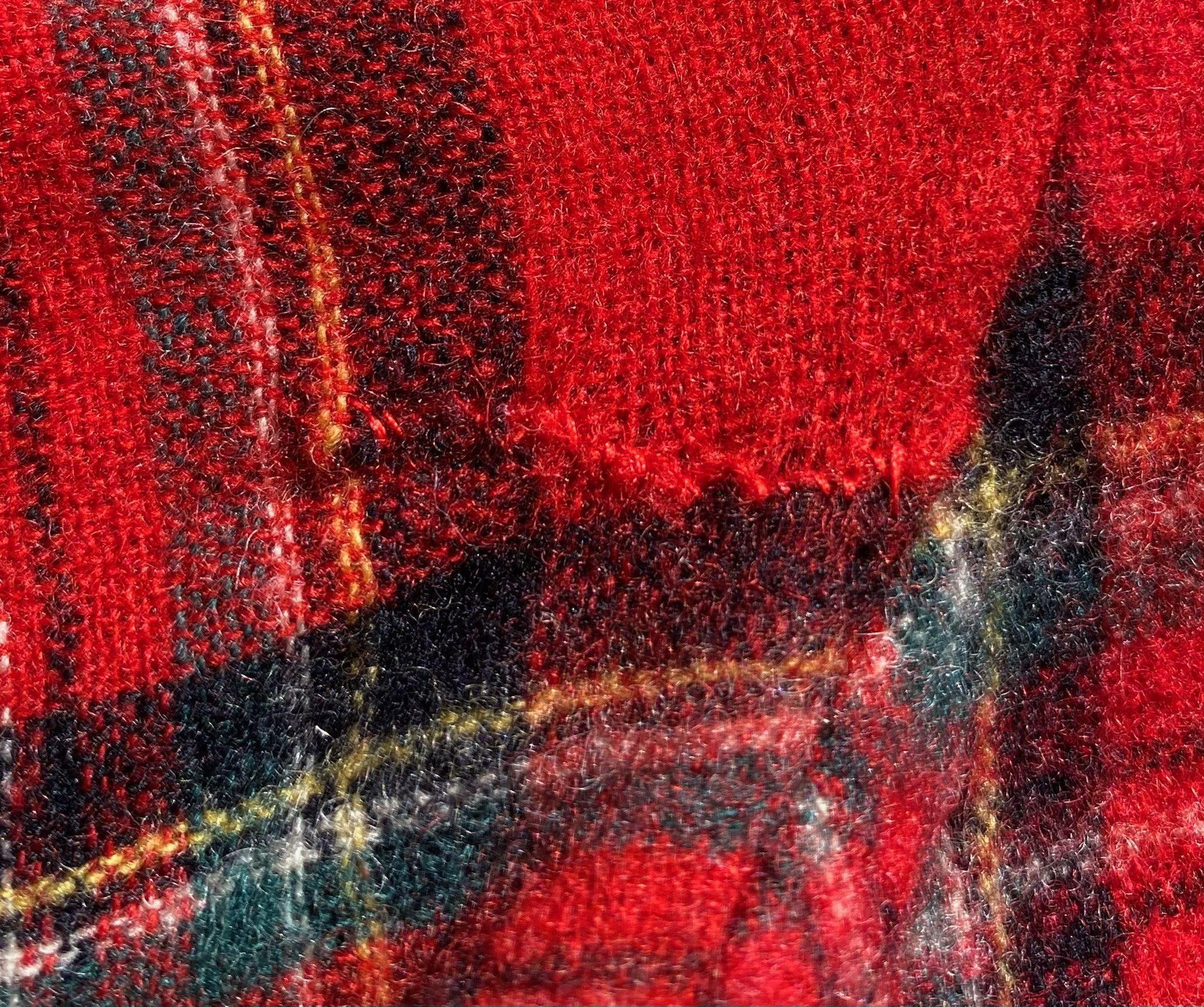 Vintage 90’s Wool Plaid Distressed Flannel Shirt XL Tall Size US XL / EU 56 / 4 - 9 Thumbnail