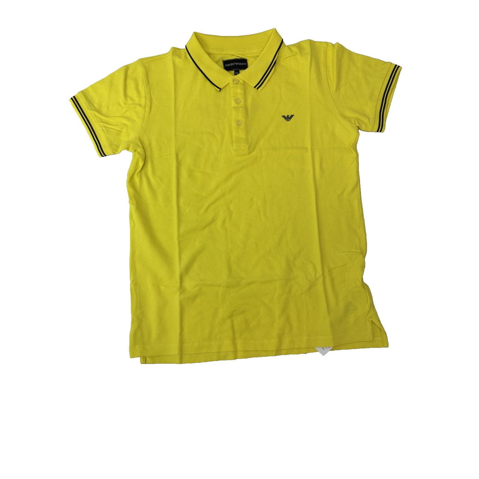 Emporio Armani Emporio Armani Yellow Logo Eagle Polo Shirt Size 16A Small Size US S / EU 44-46 / 1 - 1 Thumbnail