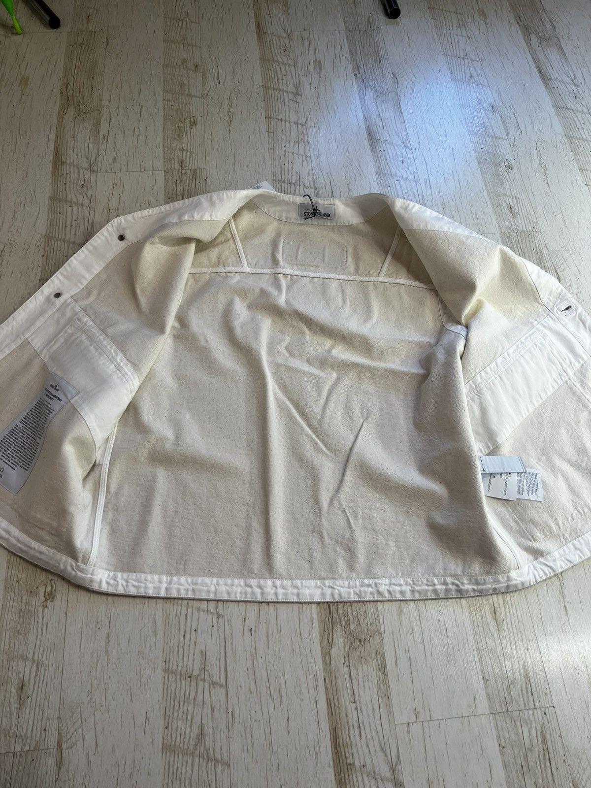 Stone Island Stone Island S.I. Raw Denim Vest XL Natural Cotton Gabardine Size US XL / EU 56 / 4 - 11 Thumbnail