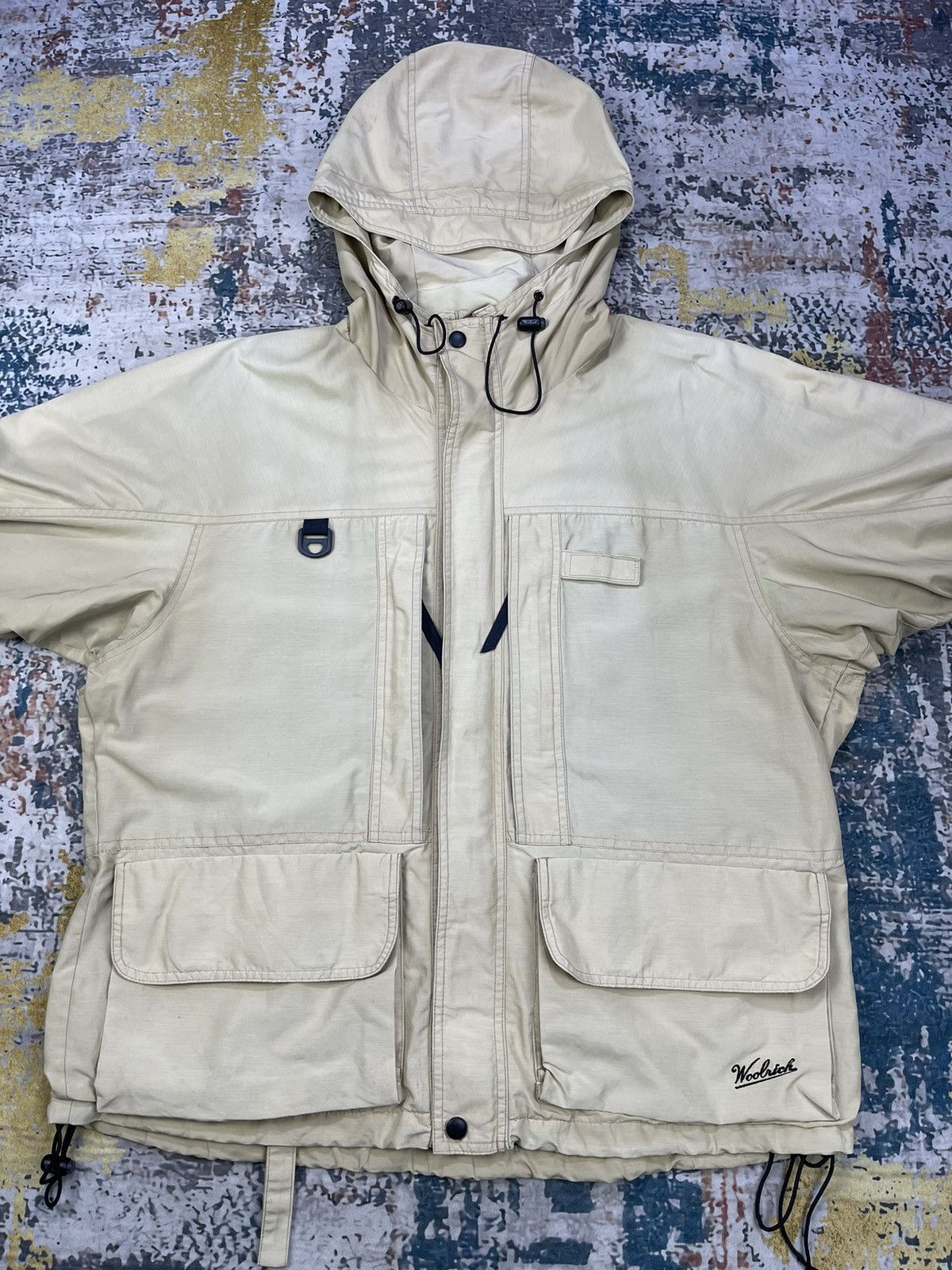 Woolrich Woolen Mills Vintage 90s Woolrich Utility Pocket Nylon Jackets Size US L / EU 52-54 / 3 - 2 Thumbnail