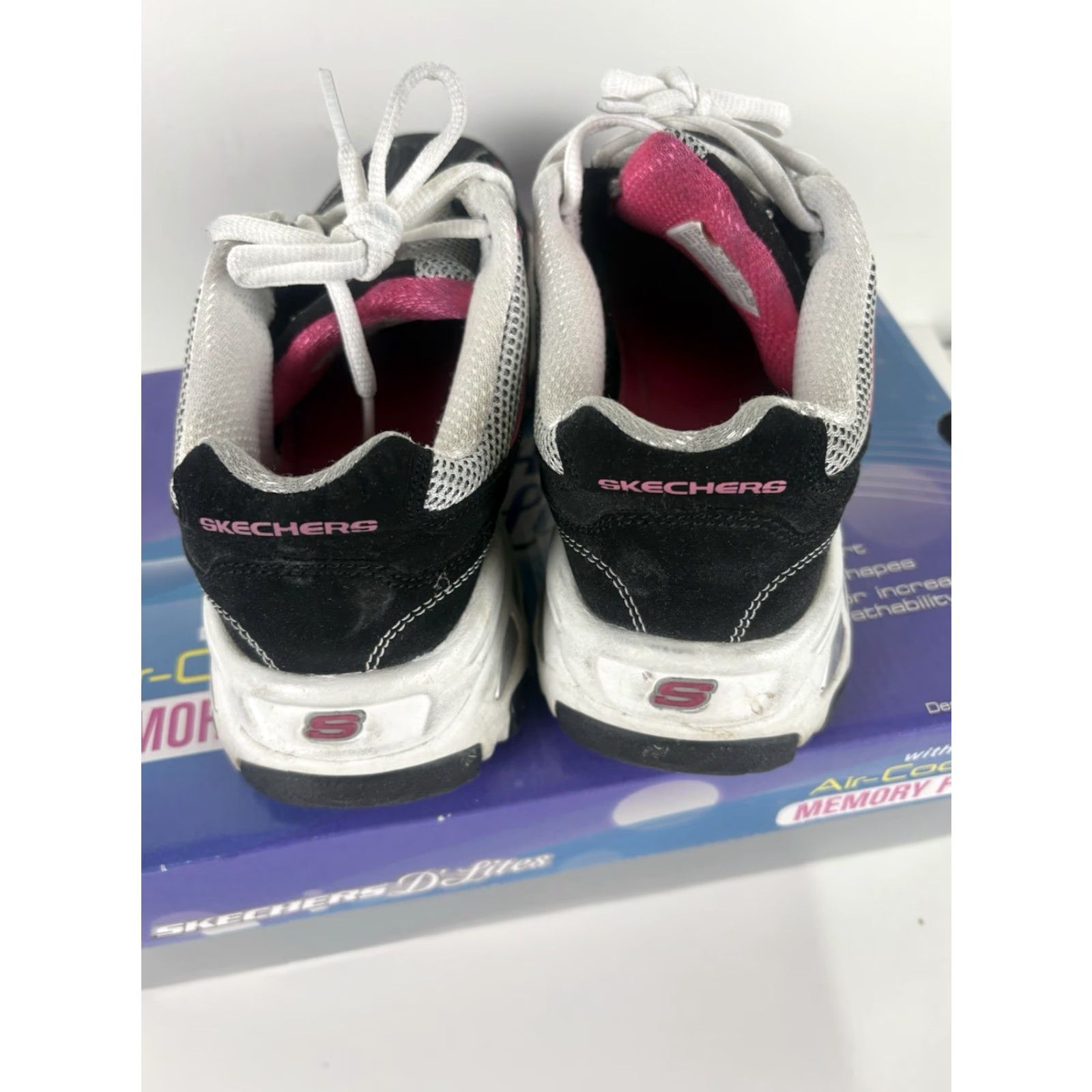 SKECHERS Skechers D’Lites Air Cooled Memory Foam Lace Up Sneakers Womens Size 7.5 Shoes Size US 8 / IT 38 - 3 Thumbnail