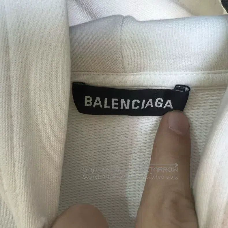 Balenciaga Balenciaga Rainbow White Wheat Ear Logo Embroidered Hoodie Size US XS / EU 42 / 0 - 3 Thumbnail