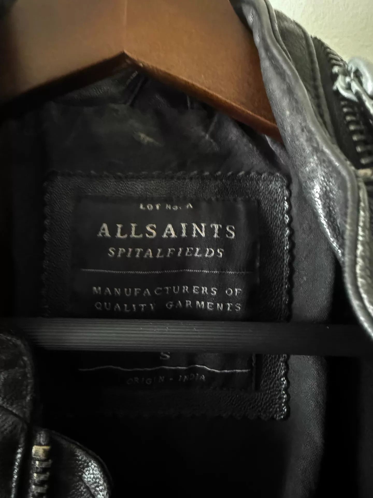 Allsaints All Saints 00s Multi-Zip Goatskin Slim Fit Leather Jacket S Size S / US 4 / IT 40 - 6 Thumbnail