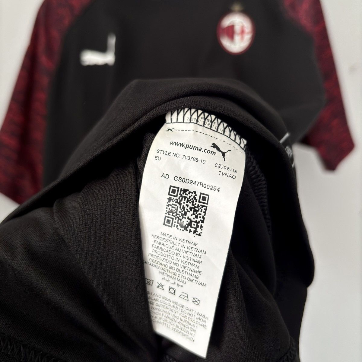 Puma 2018 2019 Milan Piatek GAME ISSUE Puma Soccer Jersey Shirt Size US M / EU 48-50 / 2 - 7 Thumbnail