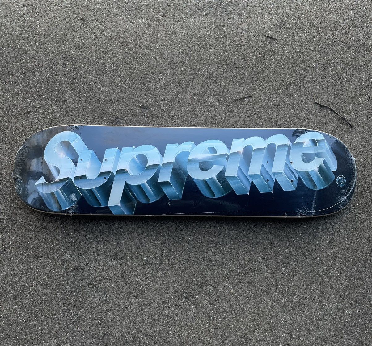 Supreme Chrome Logo Skateboard Deck | Grailed