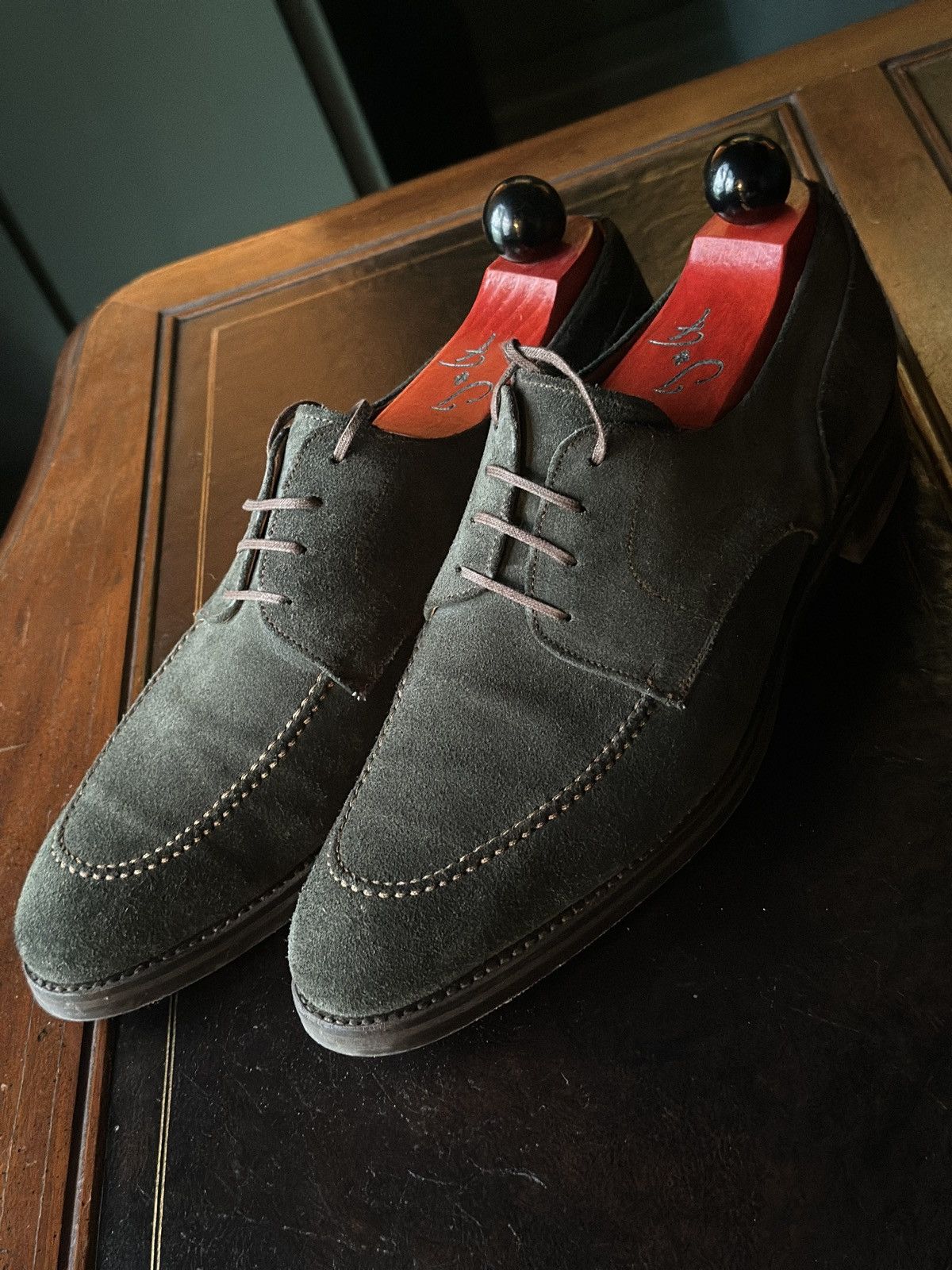 J.FitzPatrick J. Fitzpatrick Green Cle Elum Derby U.S. Size 9.5 Loden Size US 9.5 / EU 42-43 - 1 Thumbnail