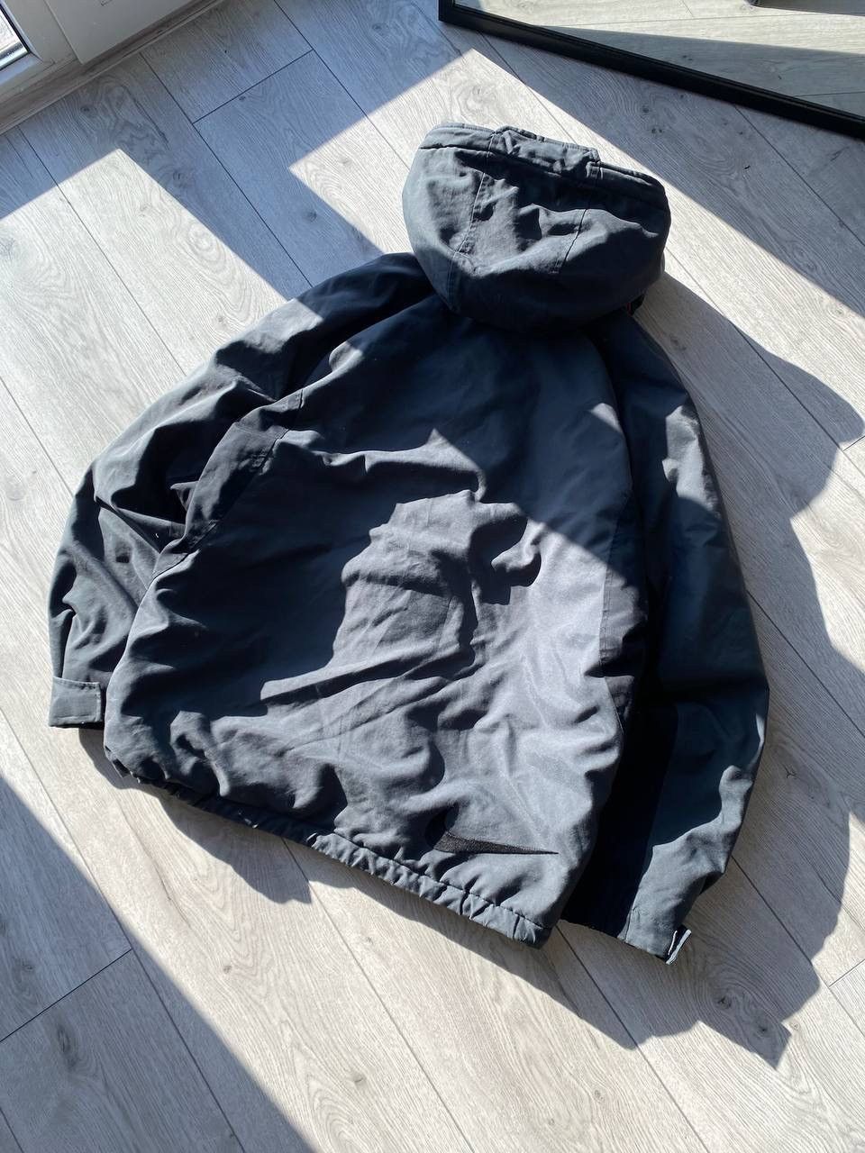 Nike × Vintage Vintage Nike Swoosh Black Down Jacket Y2K M Size US M / EU 48-50 / 2 - 6 Thumbnail