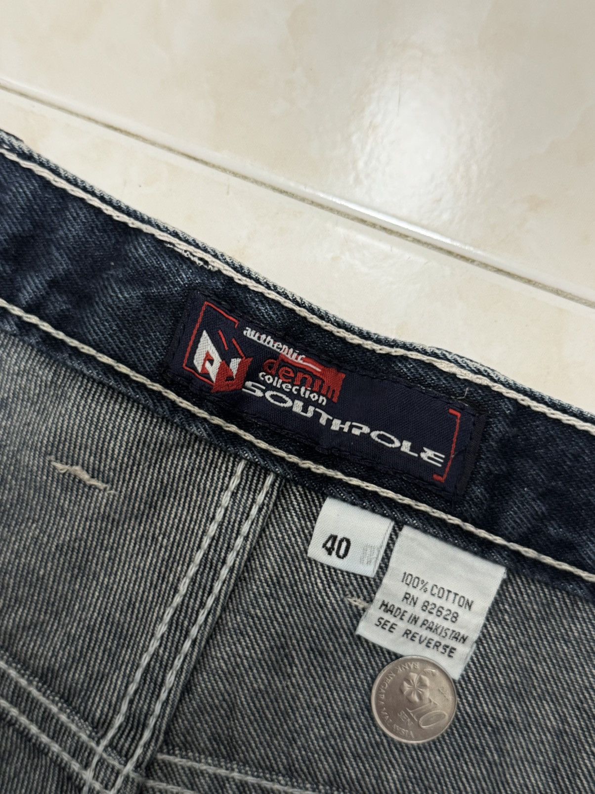 Southpole Southpole Jorts Vintage Y2k Size US 39 - 5 Thumbnail