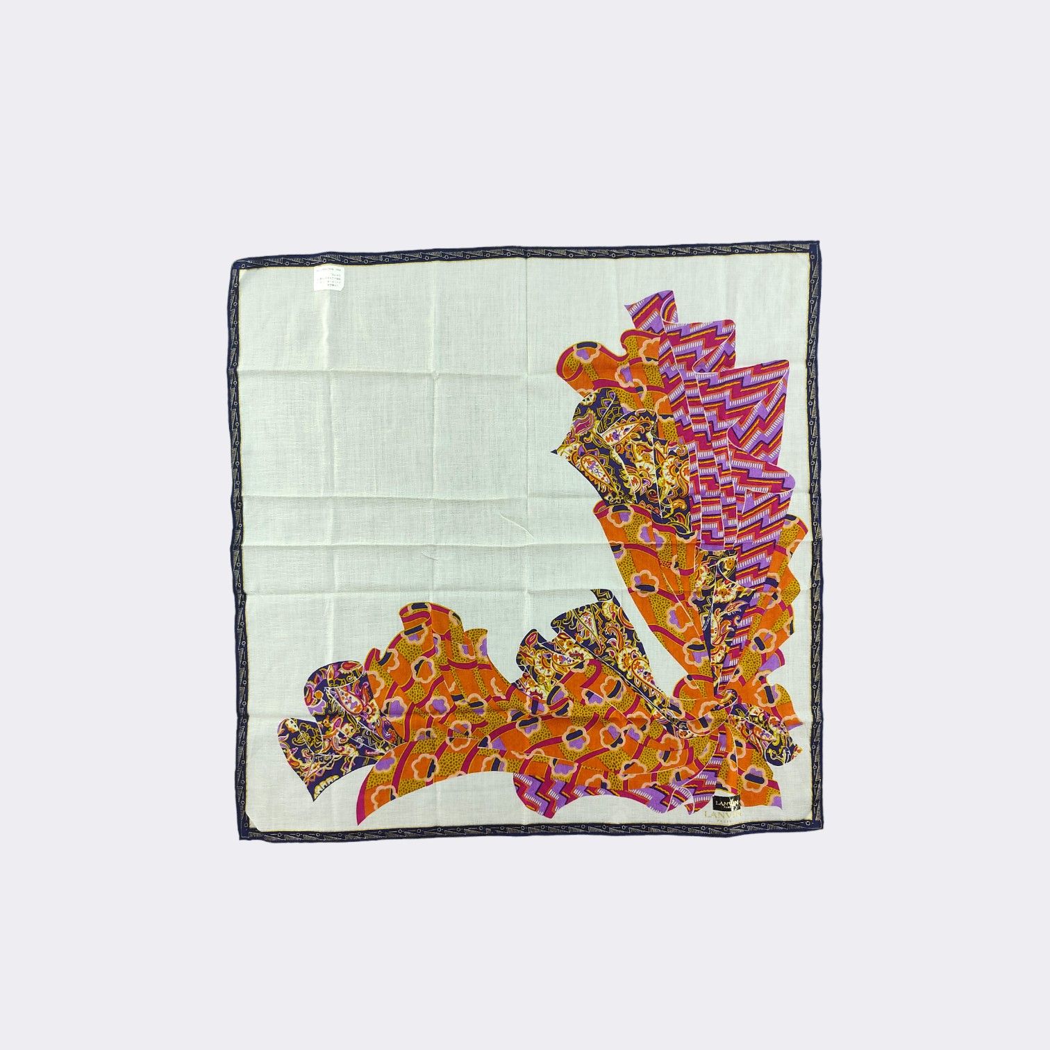 Lanvin Vintage Lanvin Handkerchief Neckerchief Bandana H113D Size ONE SIZE - 2 Thumbnail