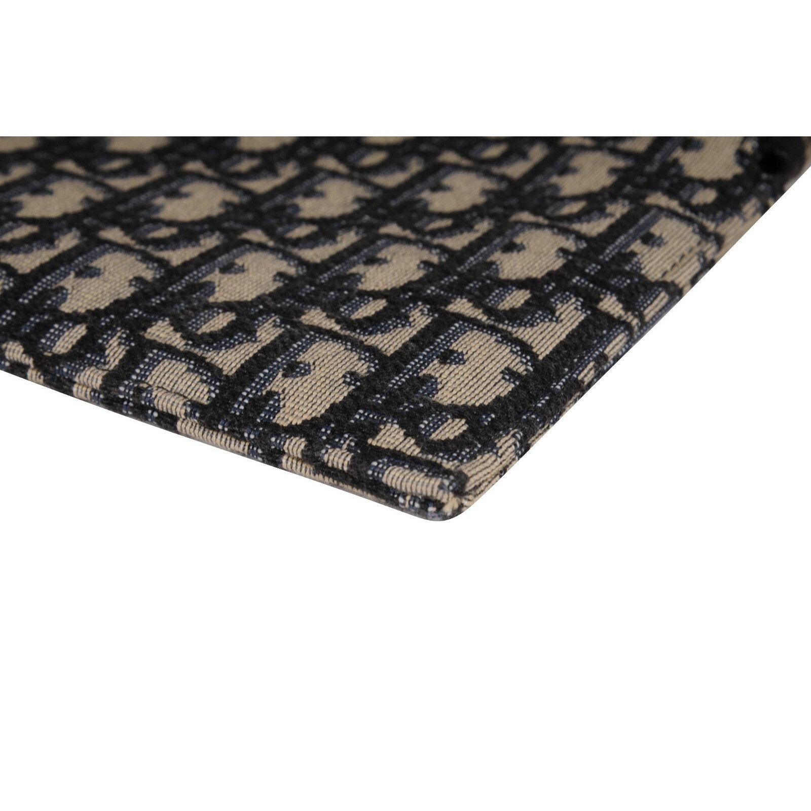 Dior Dior Oblique Logo Wrist Pouch Travel Folder File Black Blue Size ONE SIZE - 9 Thumbnail
