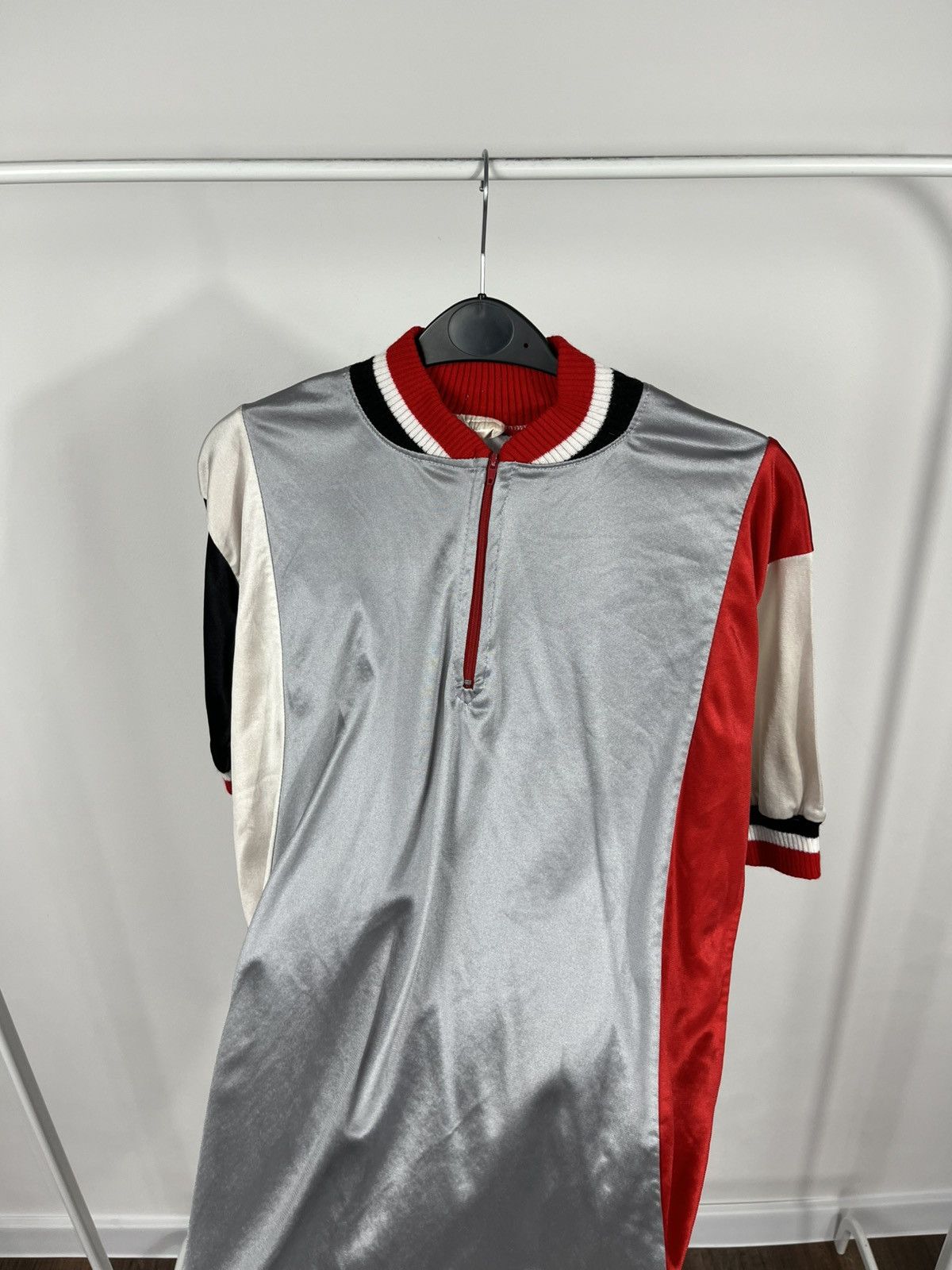 Other Vintage 80s Made in England Cycling Jersey Size L Red Black Size US L / EU 52-54 / 3 - 10 Thumbnail