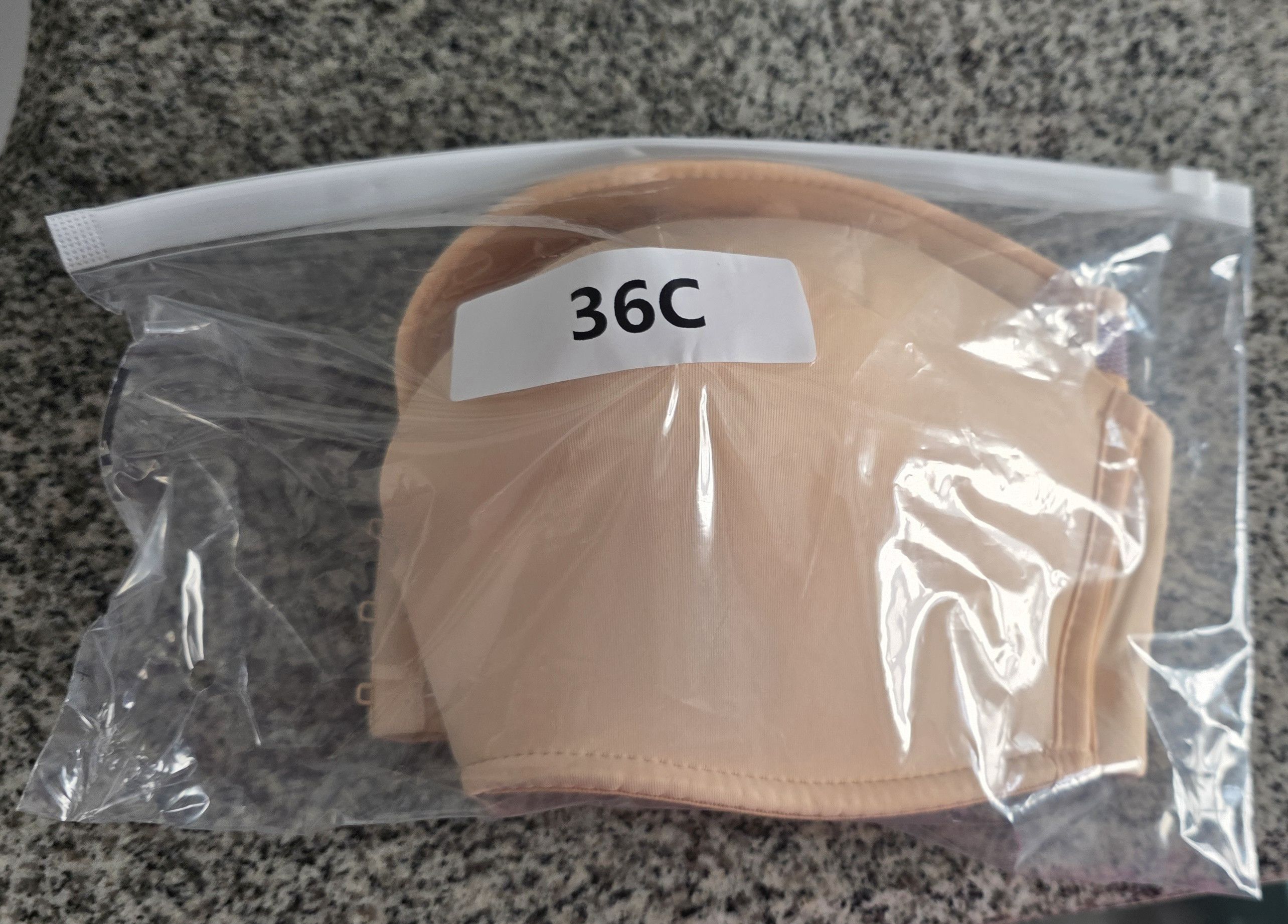 Other New INSPIRE CHIC Strapless Wireless Push Up Bra Beige 36C Size ONE SIZE - 3 Thumbnail