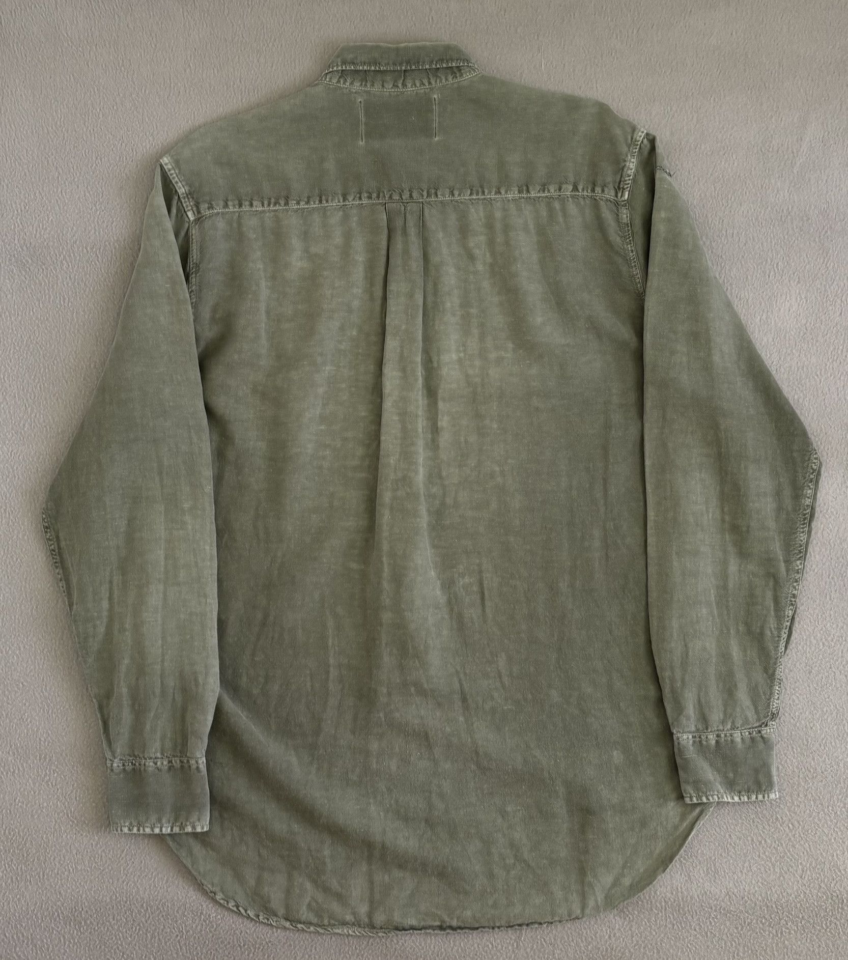 Our Legacy OUR Legacy Khaki shirt Linen size 48 Size US M / EU 48-50 / 2 - 12 Thumbnail