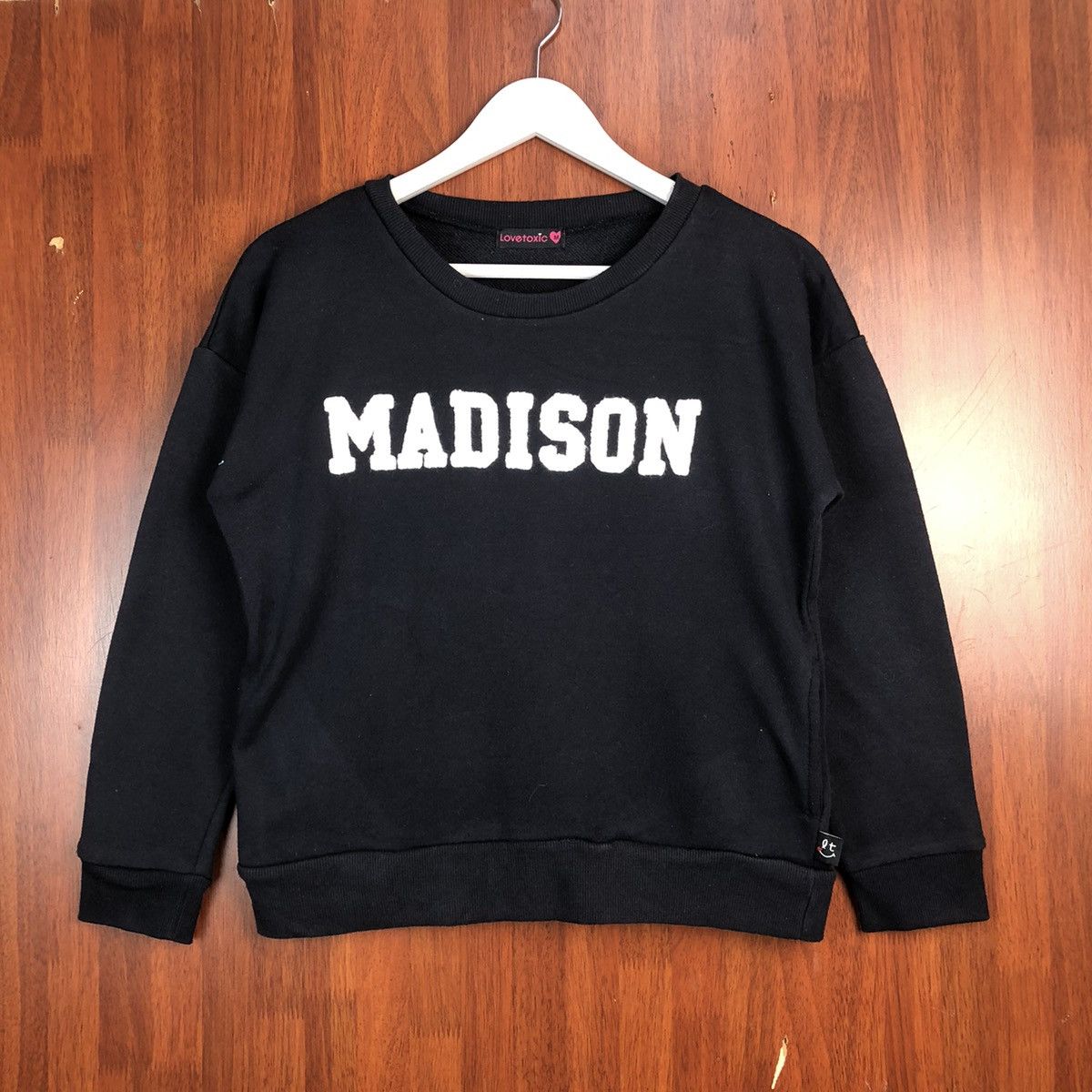 Japanese Brand × Seditionaries Love Toxic Madison Dark Blue Sweatshirt #7540 Size XS / US 0-2 / IT 36-38 - 1 Thumbnail