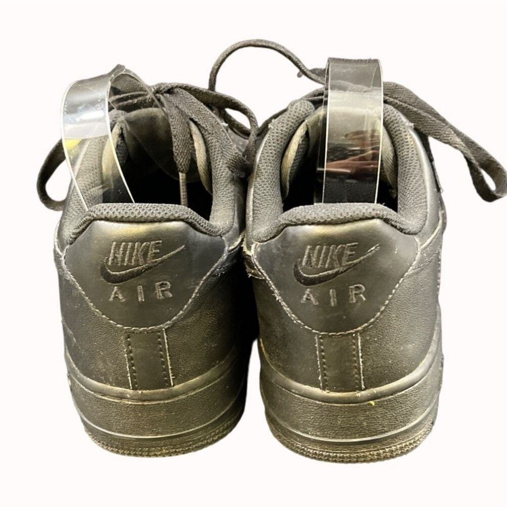 Nike Nike Air Force 1s Men's Black Shoes/Sneakers Sz 10 SKU 4906 Size US 10 / EU 43 - 2 Thumbnail
