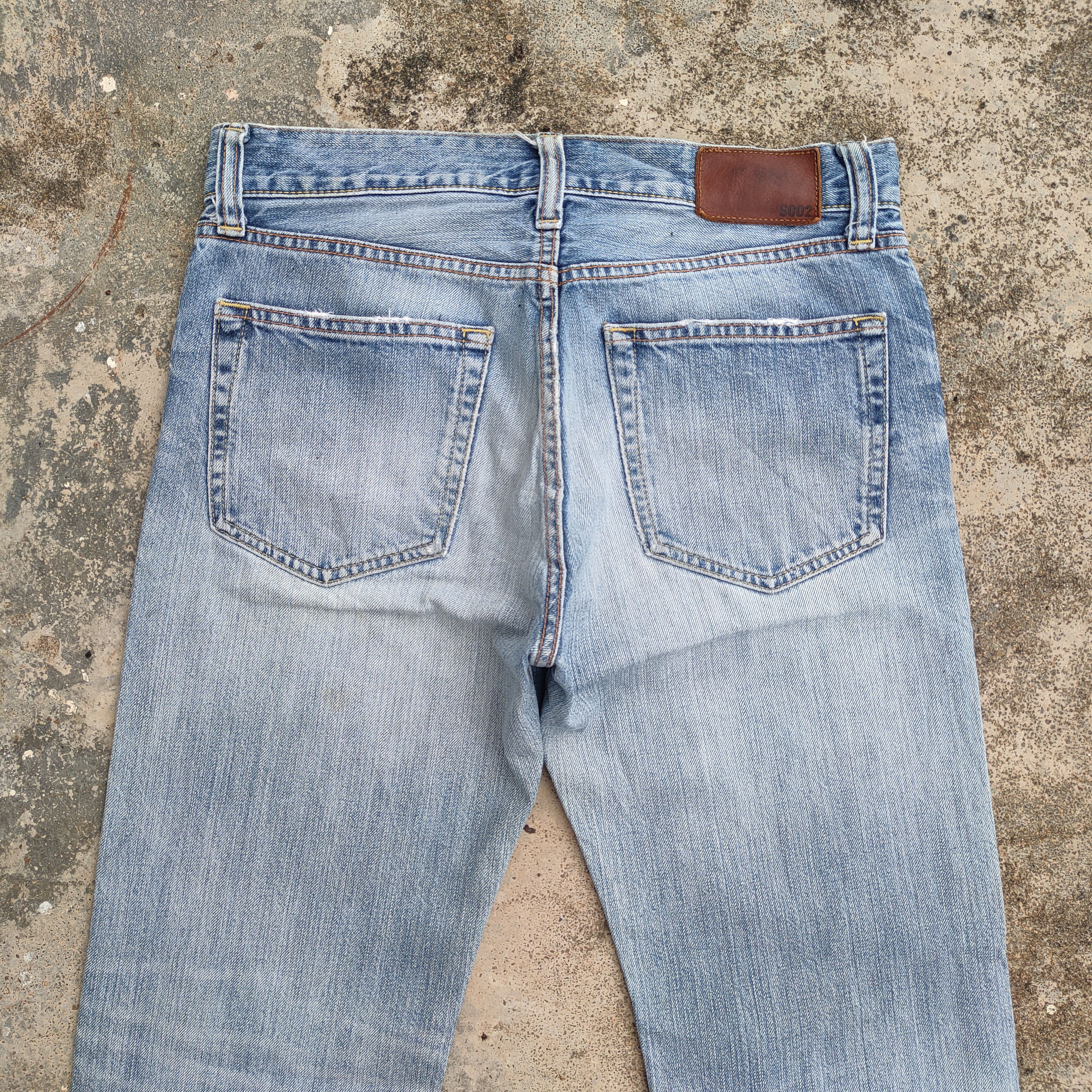 Japanese Brand × Jean × Vintage VINTAGE JAPANESE FADED BLUE DENIM JEANS PANTS Size US 30 / EU 46 - 9 Thumbnail