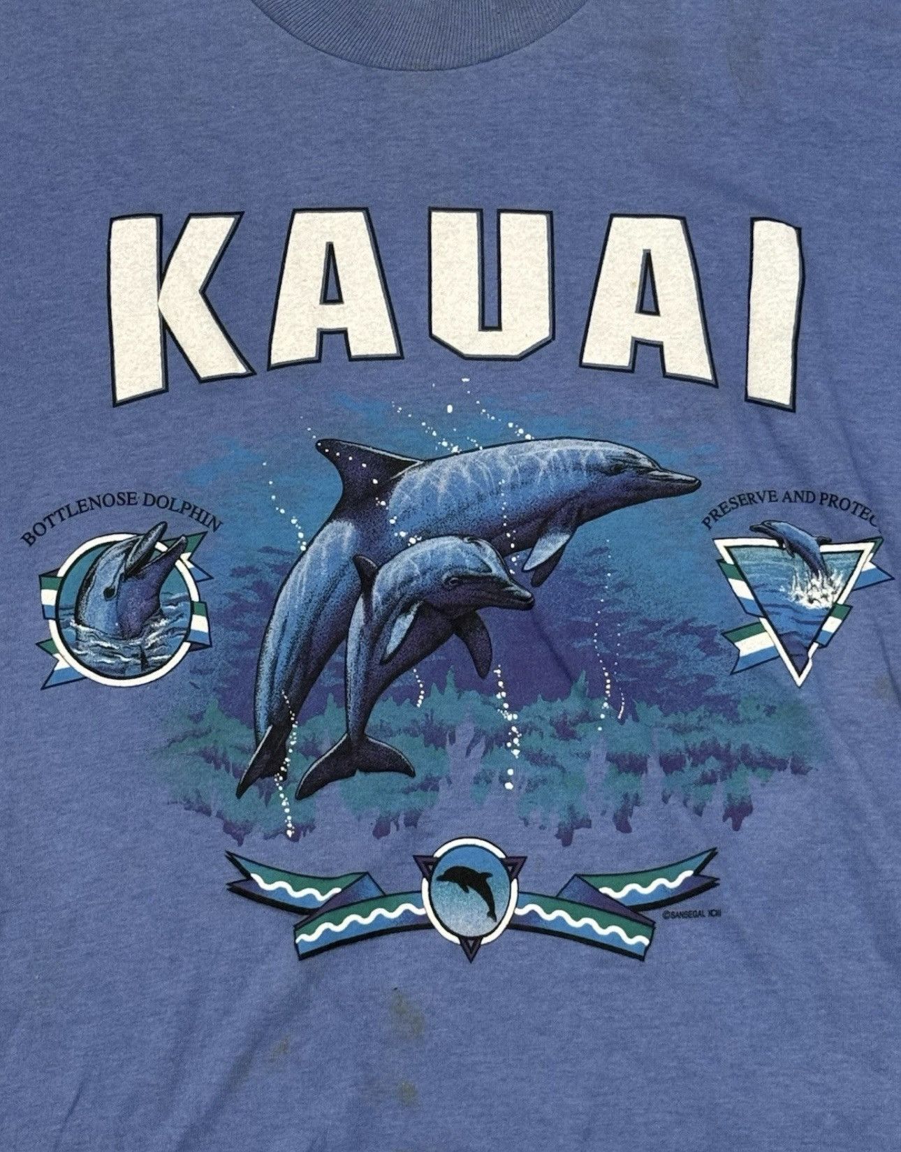 Vintage Vintage 90s Kauai Shirt Dolphins Single Stitch Medium Hawaii Size US M / EU 48-50 / 2 - 3 Thumbnail
