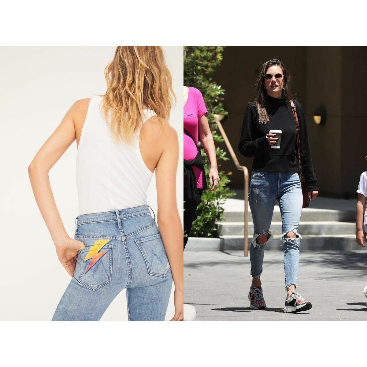 MOTHER Mother The Stunner Ankle Step Fray Helter Skelter Jeans 28 Size 28" / US 6 / IT 42 - 1 Thumbnail