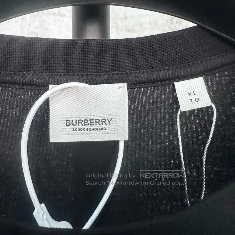 Burberry Burberry Black Cotton Long Sleeve T. Size US XL / EU 56 / 4 - 4 Thumbnail