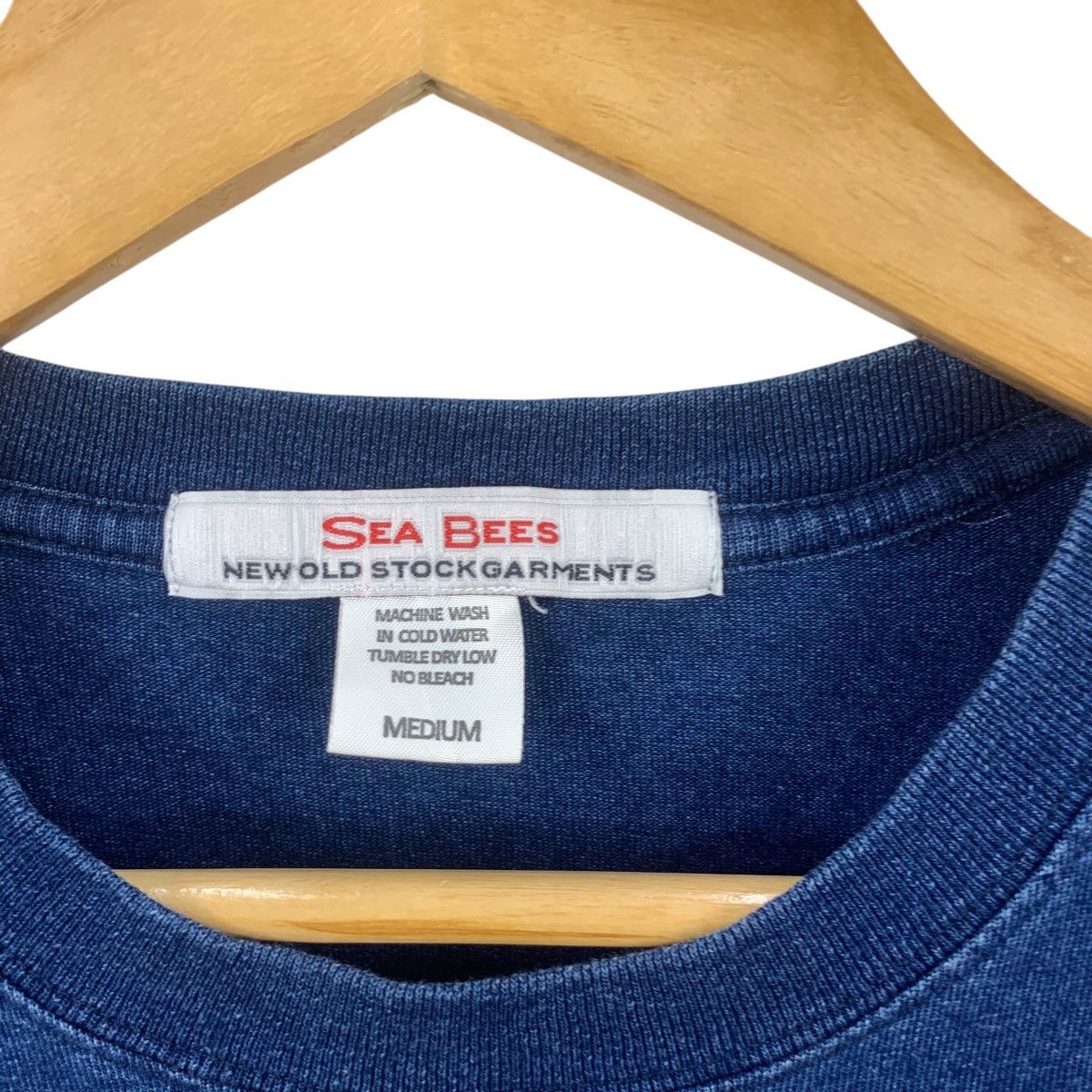 Other SEA BEES Paisley Flag Graphic Pop Art Blue Tee Shirt Top Size M / US 6-8 / IT 42-44 - 6 Thumbnail
