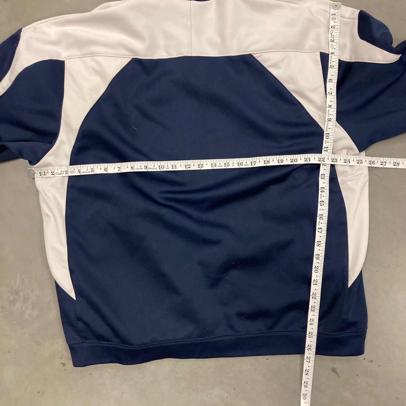 Nike × Vintage vintage y2k Nike middle swoosh hoodie Size US XL / EU 56 / 4 - 3 Thumbnail