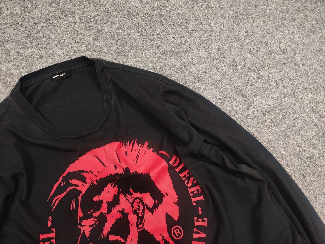 Diesel Vintage Diesel y2k style Big Logo Black Light Long sleeve Size US M / EU 48-50 / 2 - 8 Thumbnail